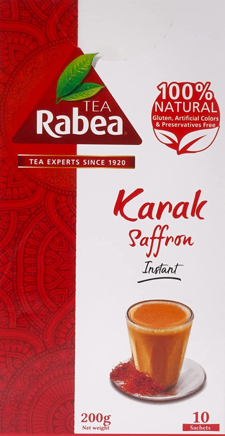 RABEA-KARAK SAFRAN-KARAK TEA WITH SAFRAN 10 STICKS
