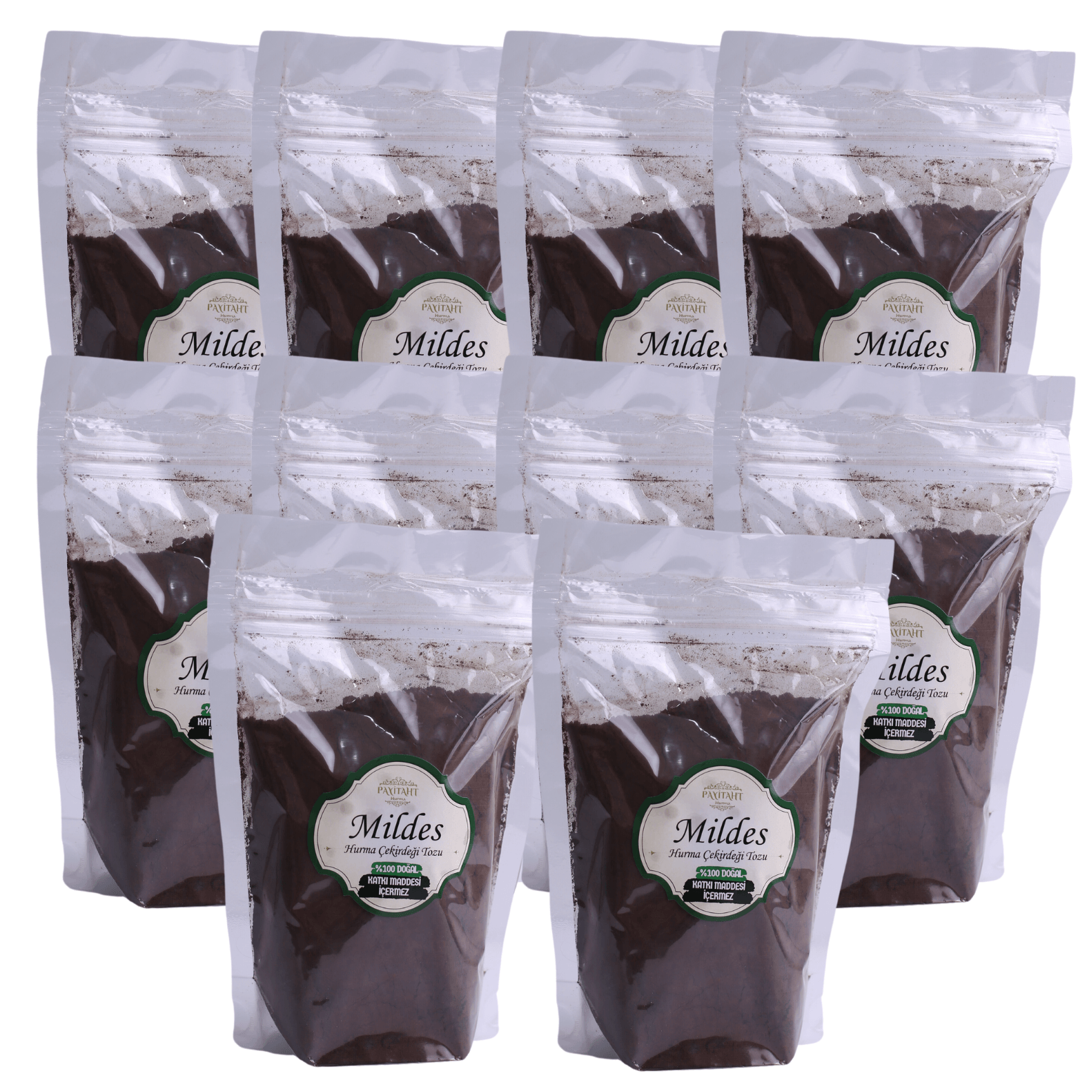 PAYITAHT HURMA-MILDES GROUND PURE DATE SEED POWDER 400 GR 10 PACKAGE