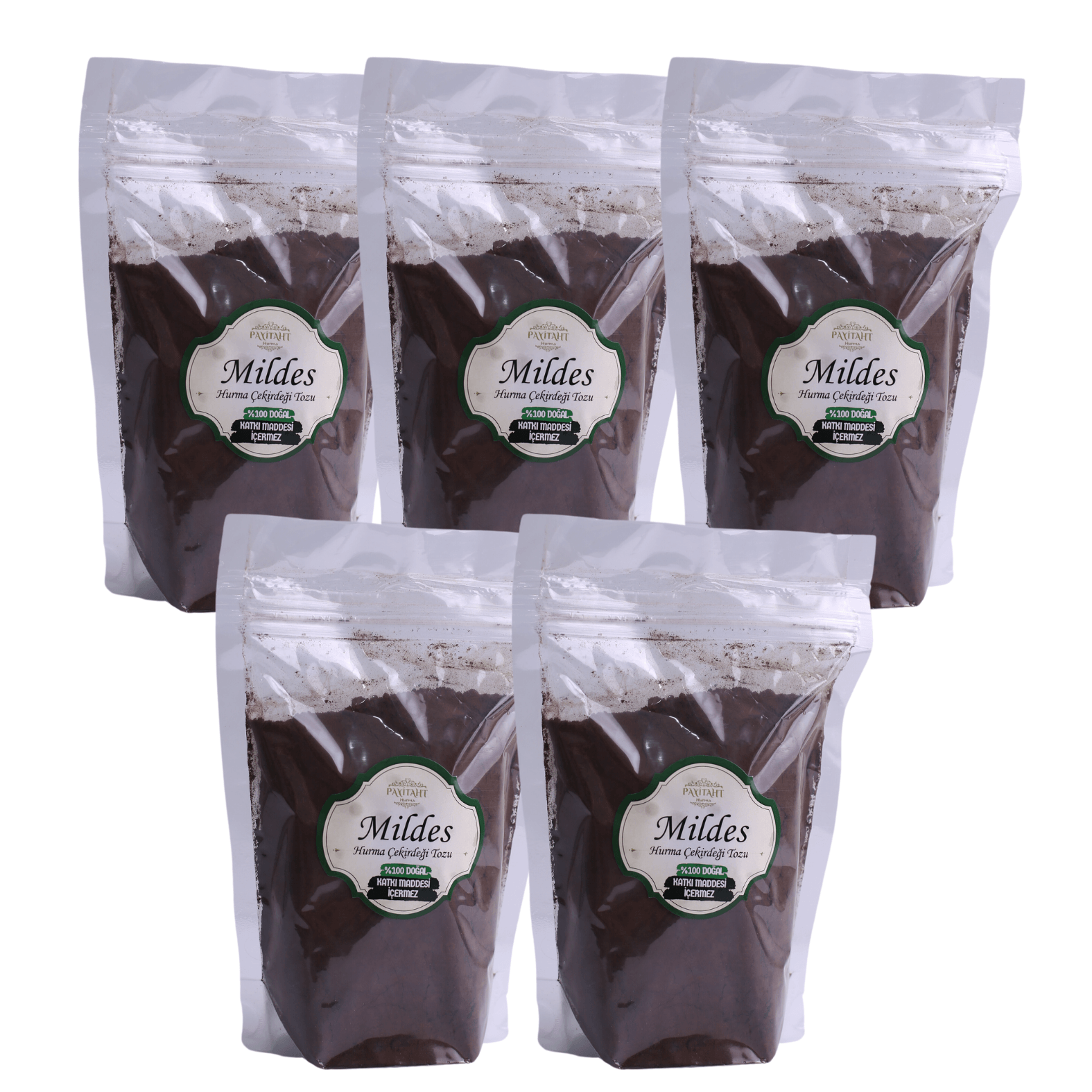 PAYITAHT HURMA-MILDES GROUND PURE DATE SEED POWDER 400 GR 5 PACKAGE