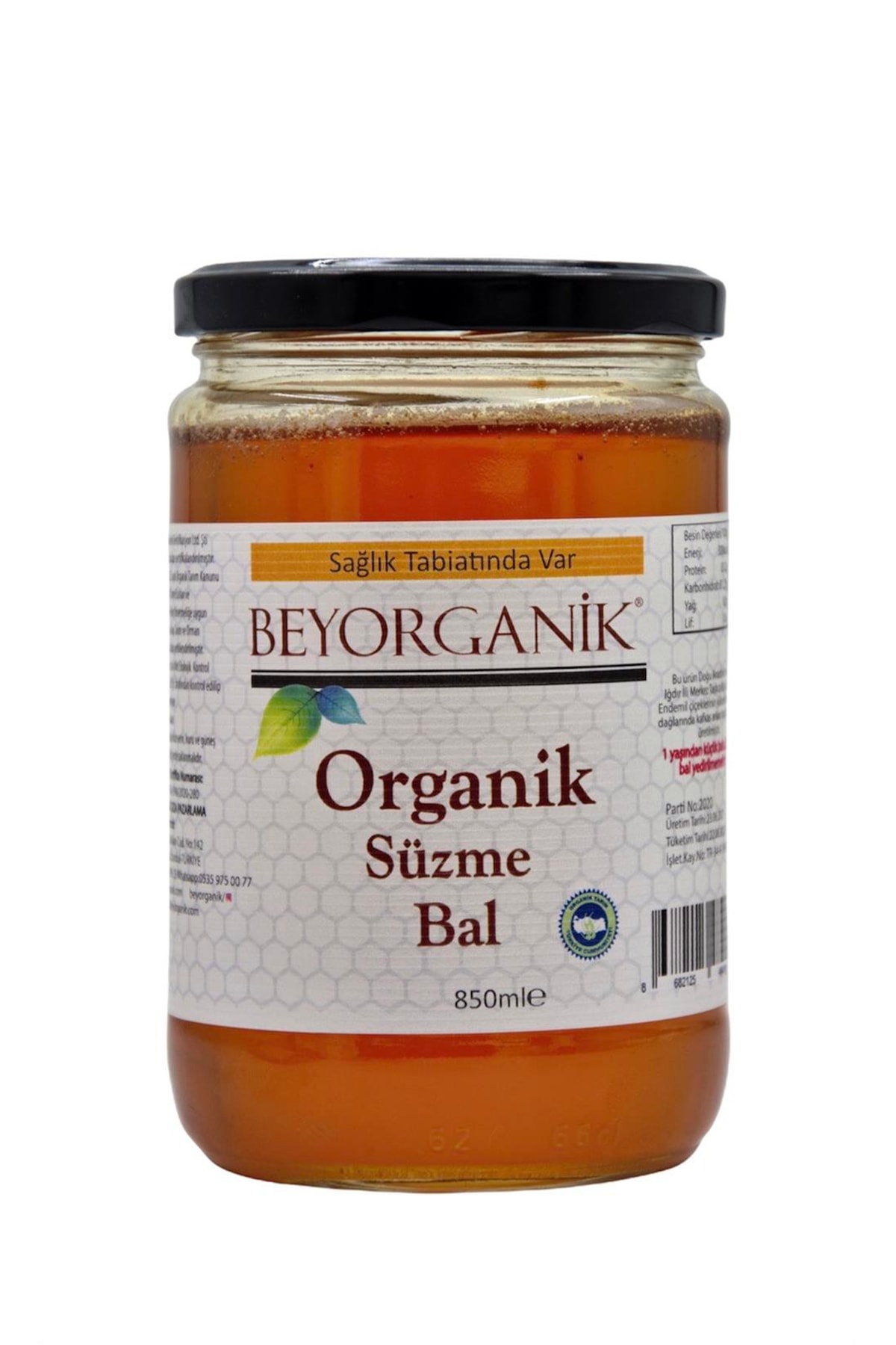 ORGANİK SÜZME BAL  - 850GR