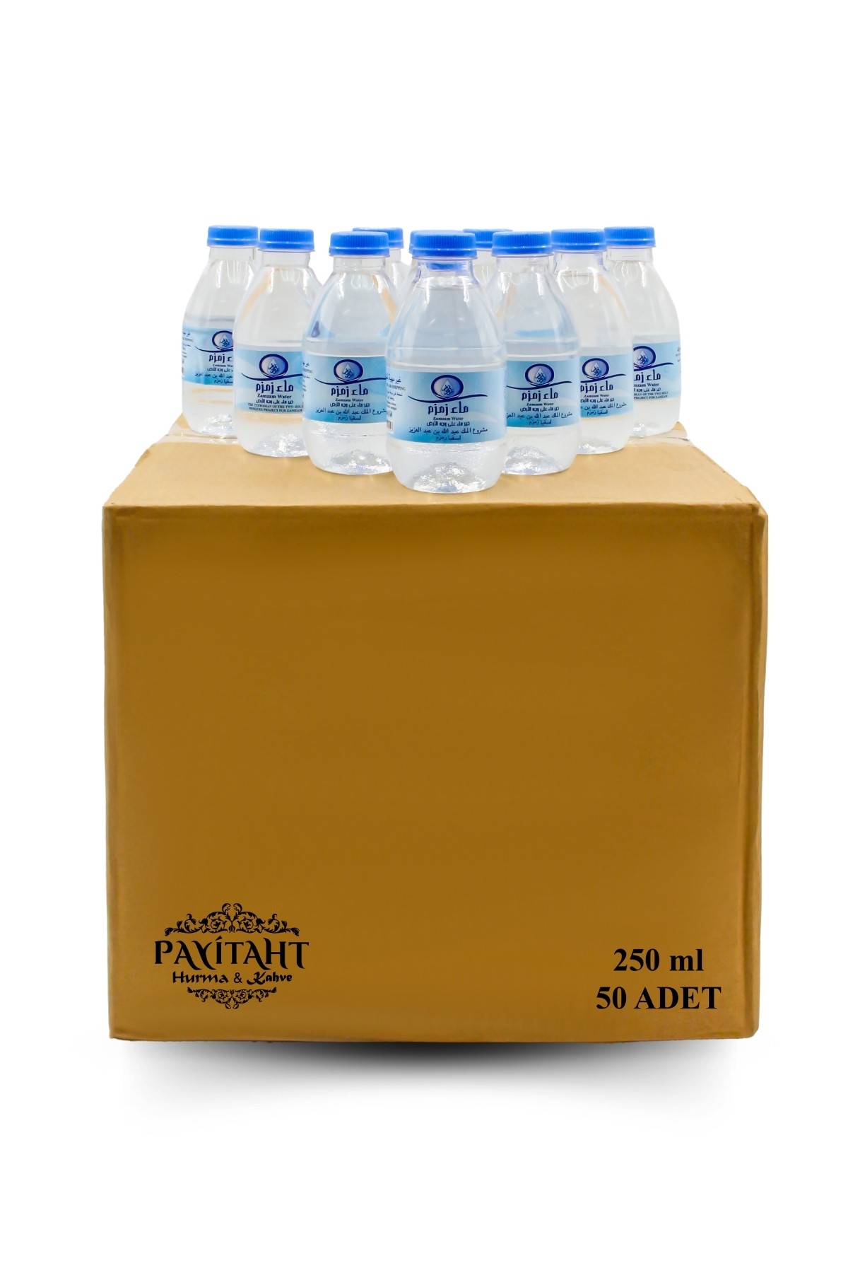 Orjinal Zemzem Suyu Hac Umre Mevlüt için 50 Adet 250ML Zemzem Suyu 50X250 zemzem50x