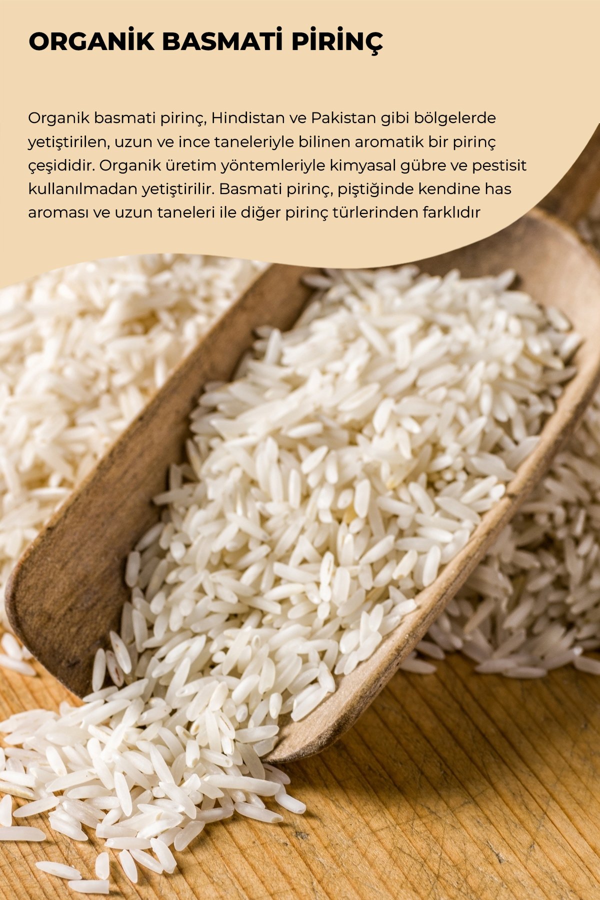 ORGANİK BASMATİ PİRİNÇ -2,5KG