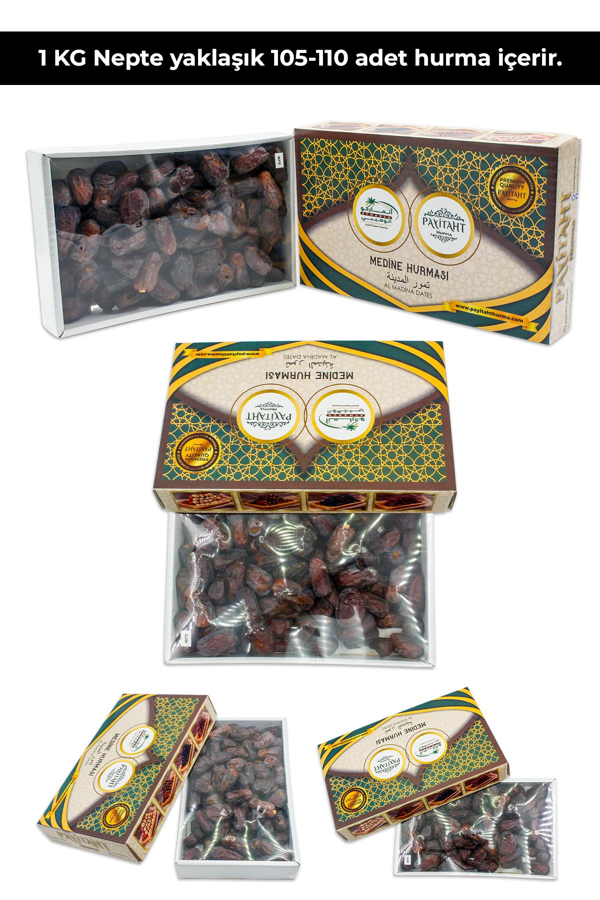 Medine Nepte Neptali Hurması 1KG İri Etli Yüksek Lif Oranlı Kahve İle Tüketilebilir Yeni Mahsül nepte1kg