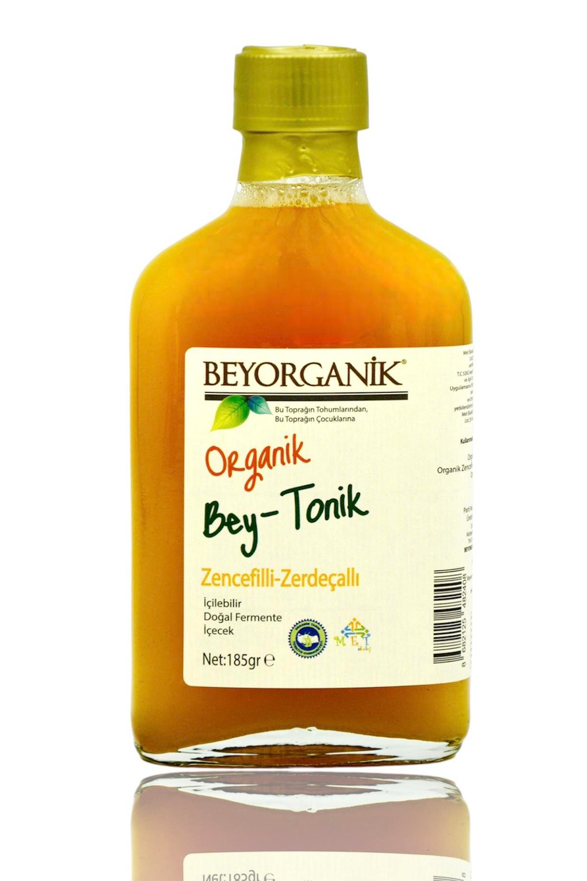 ORGANİK BEY TONİK ZERDEÇALLI ZENCEFİLLİ 185 GR