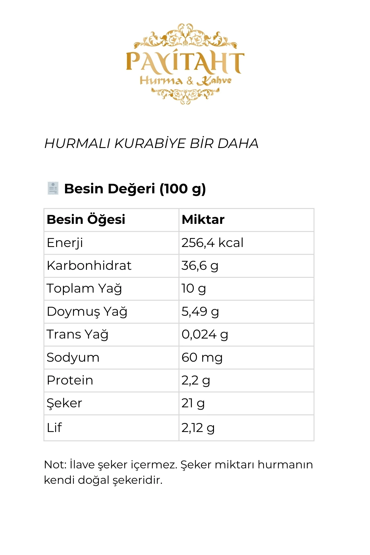 HURMALI KURABİYE BİR DAHA 24 ADET SADE HER BİR AMBALAJ 30 GR