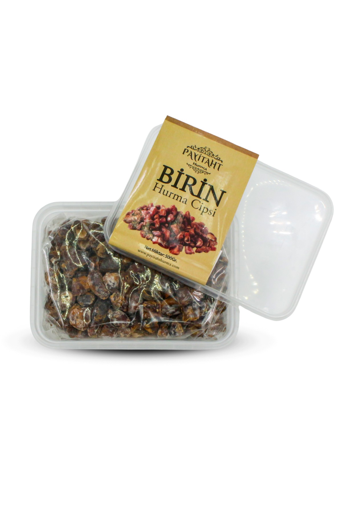 PAYİTAHT HURMA BİRİN ATIŞTIRMALIK HURMA CİPSİ ŞEKERSİZ 500 GR PAKET