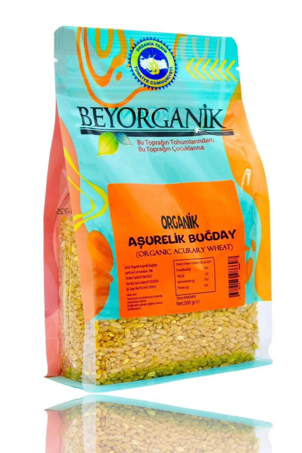 ORGANİK AŞURELİK BUĞDAY 500 GR