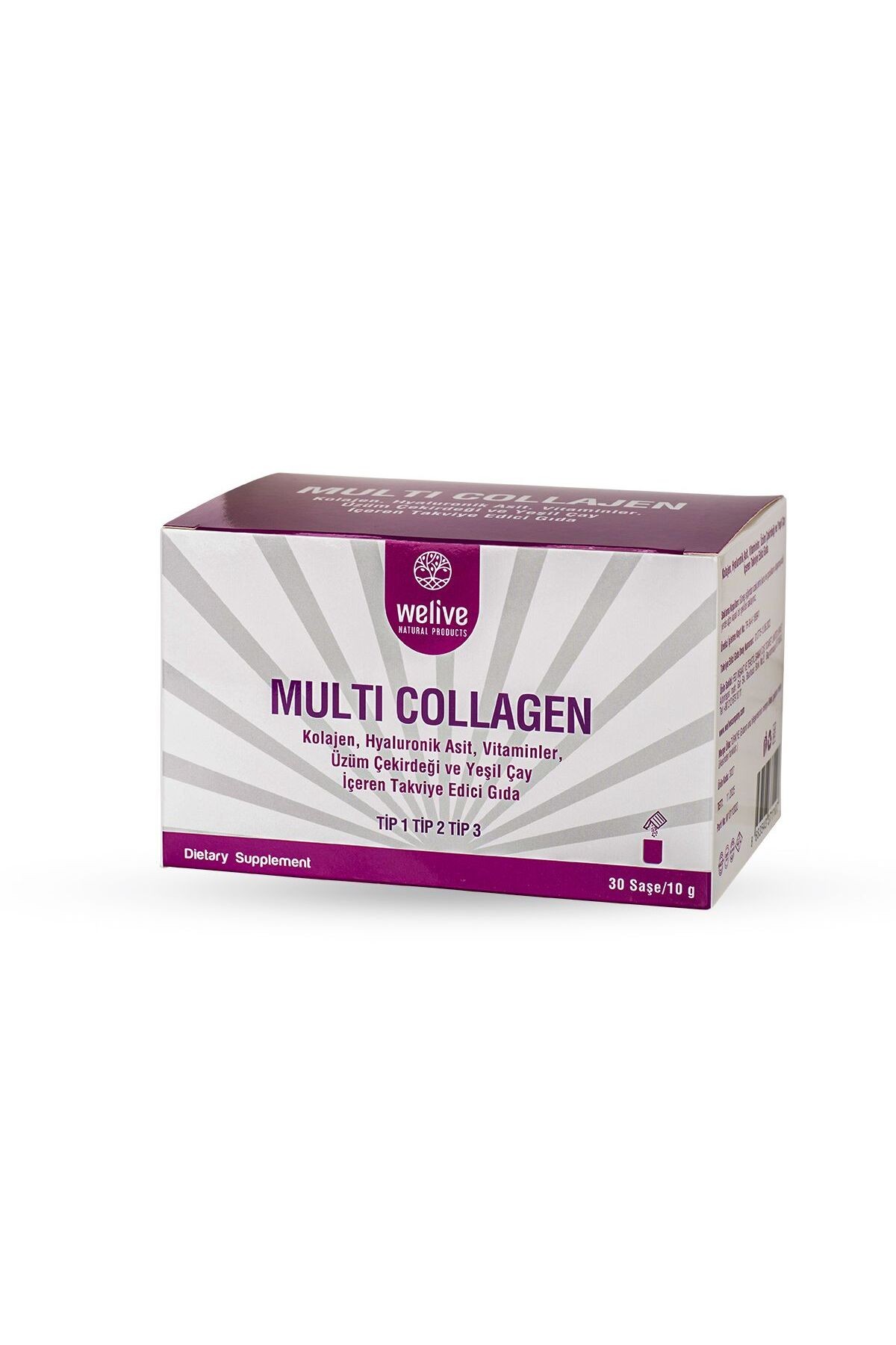 Payitaht Multı Kolajen (tip-1-2-3) 30 Kapsül Collagen Sığır Kolajen
