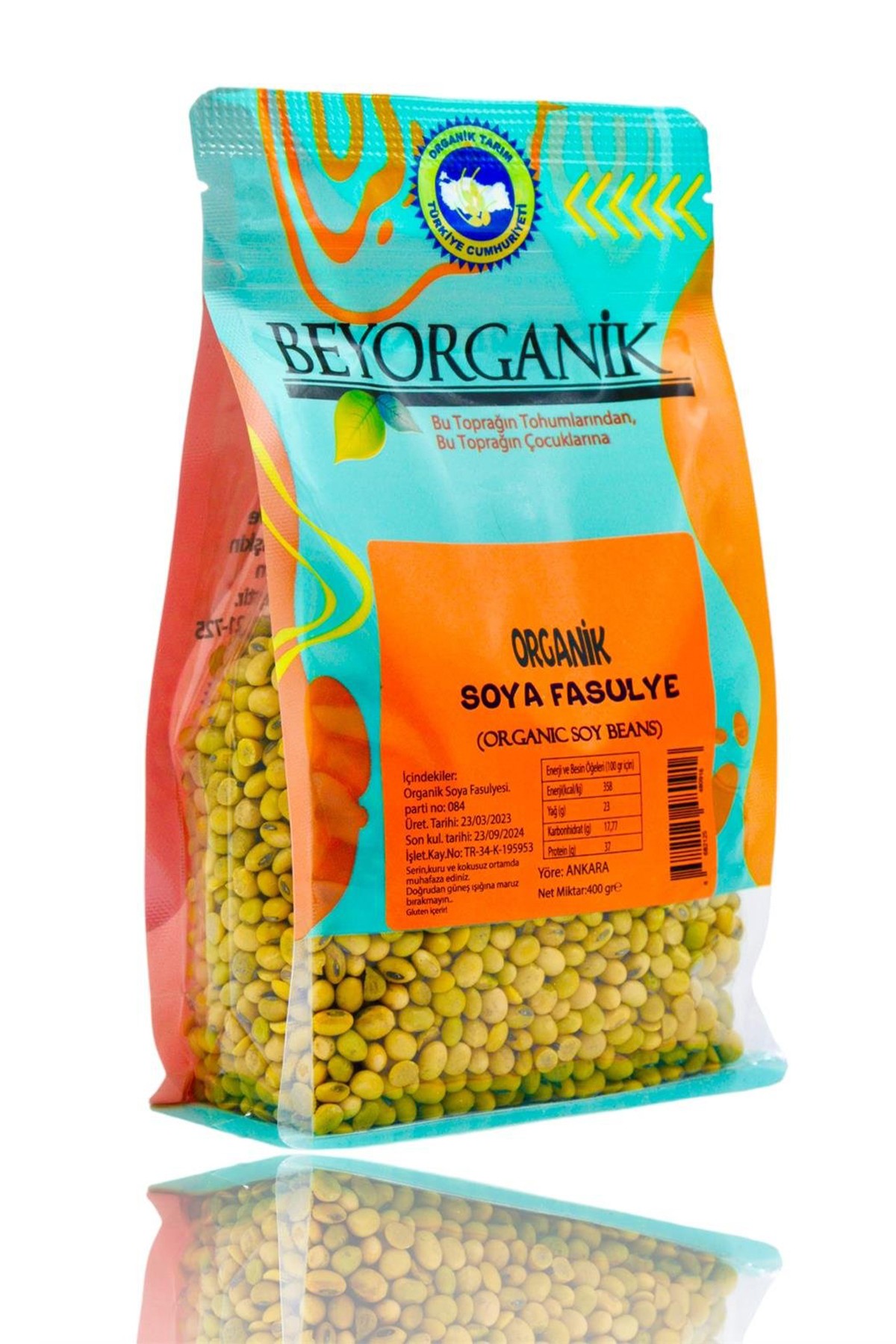 ORGANİK SOYA FASULYE 400GR