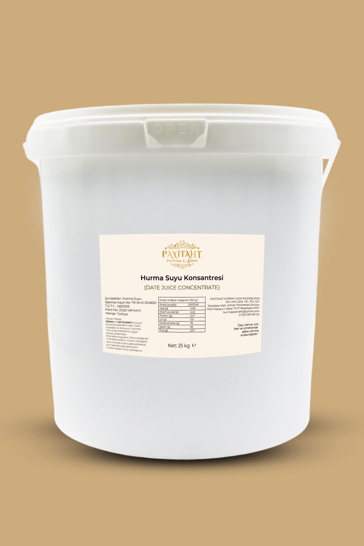HURMA SUYU KONSANTRESİ 25 KG