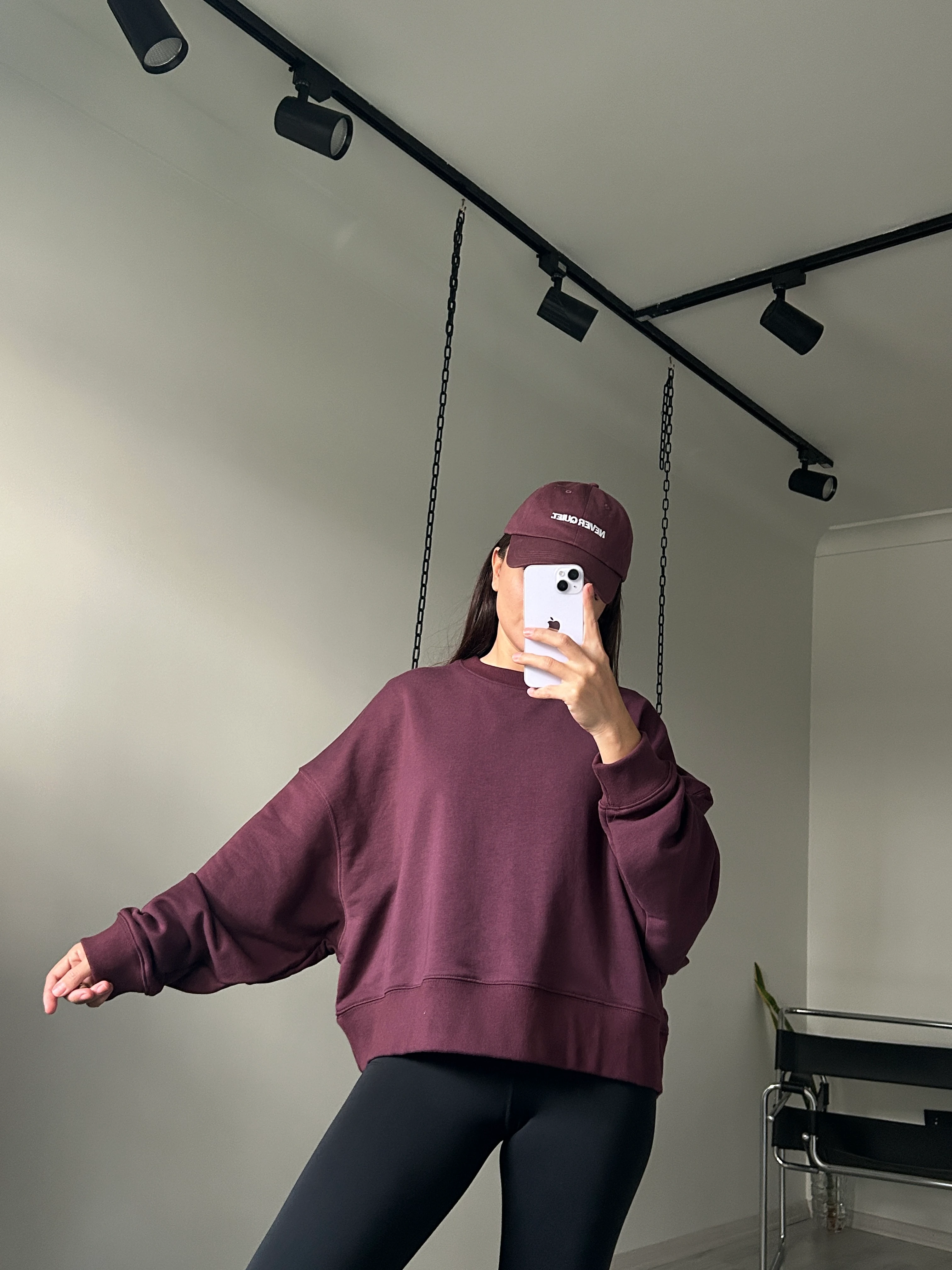 Yarasa kol sweatshirt