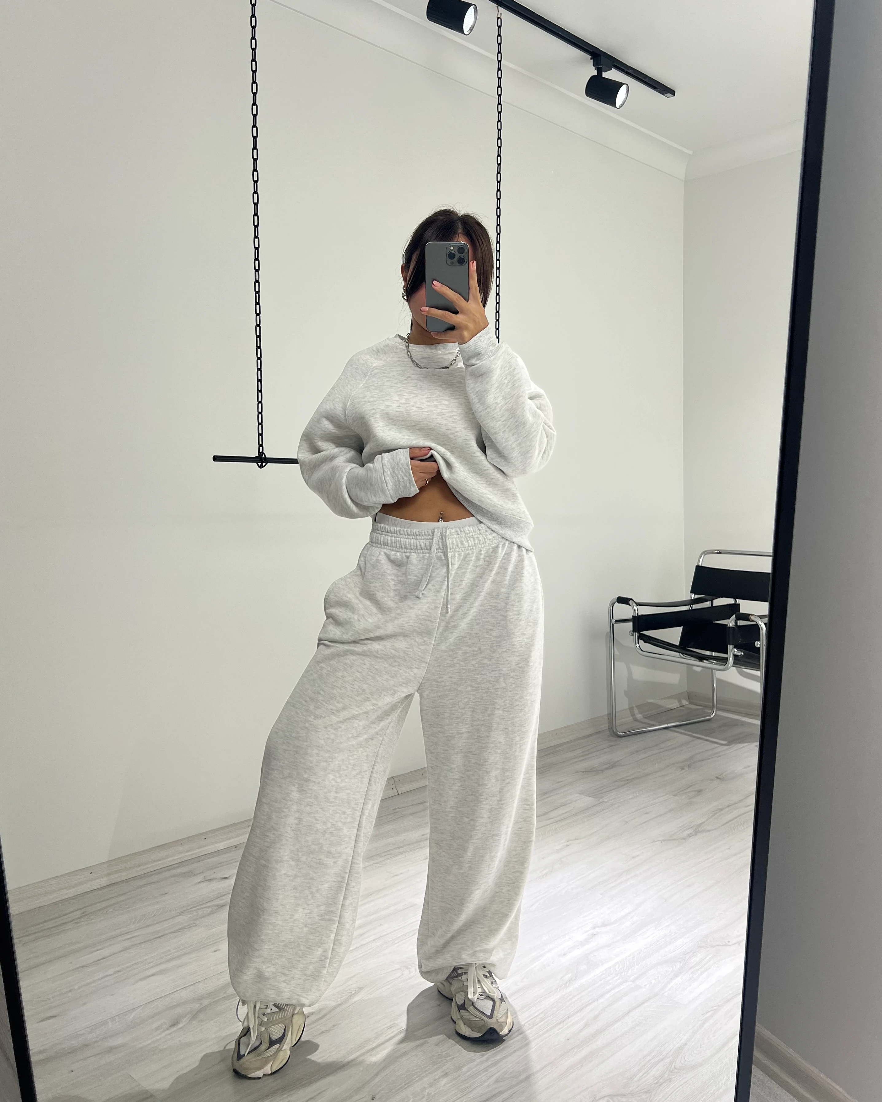 Şardonlu sweatshirt