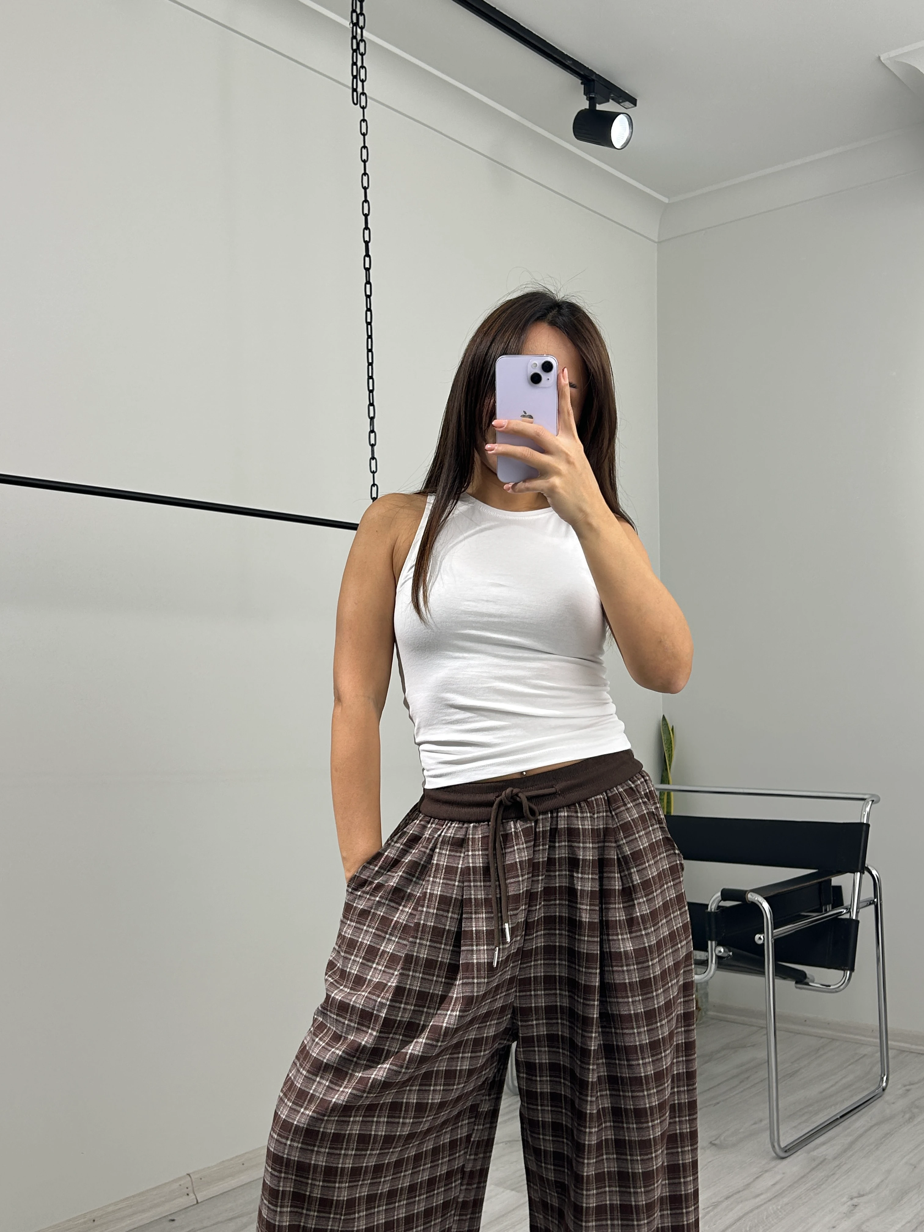 Orjinal marka ekose pantolon