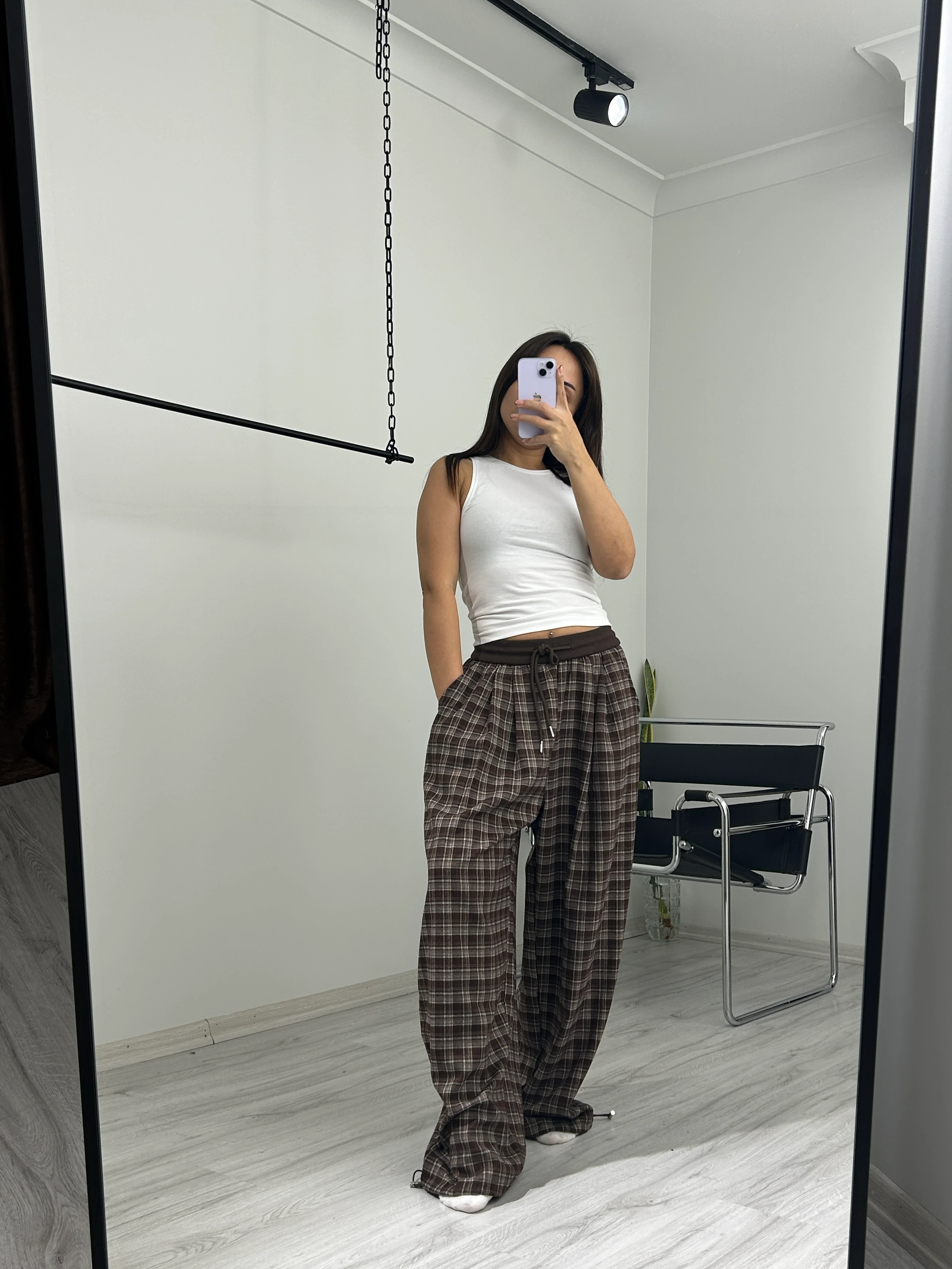 Orjinal marka ekose pantolon