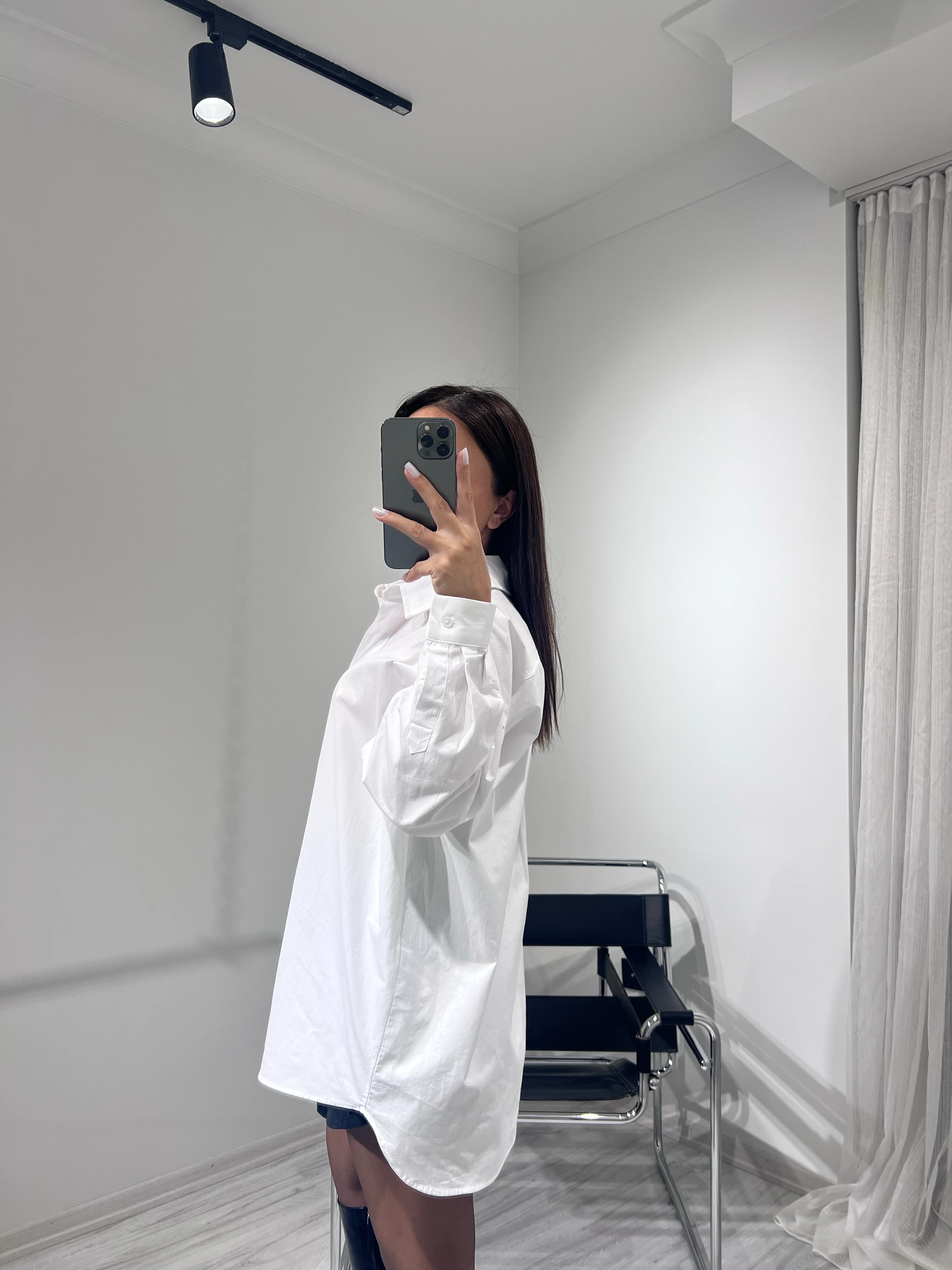Oversize gömlek beyaz