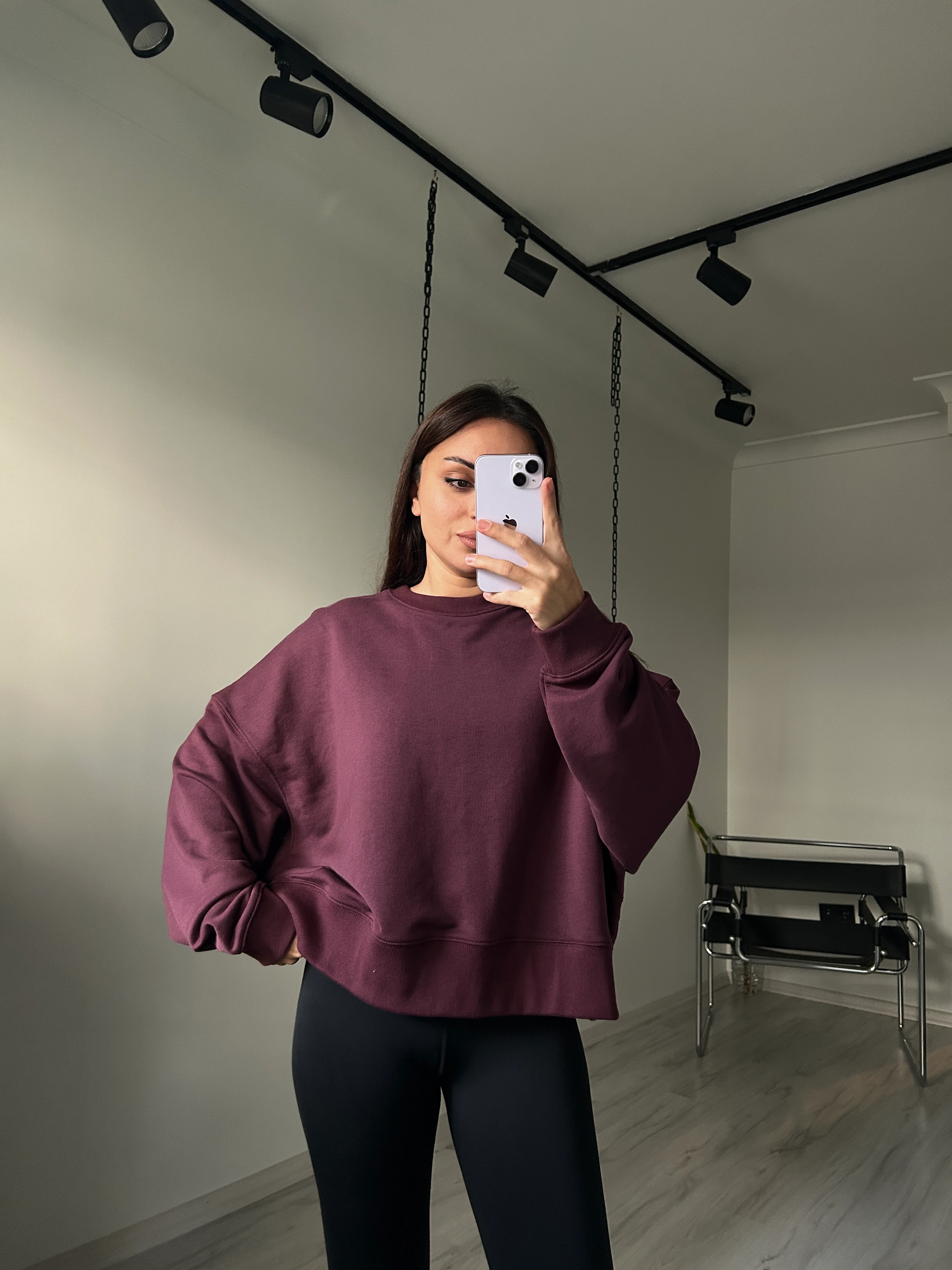 Yarasa kol sweatshirt