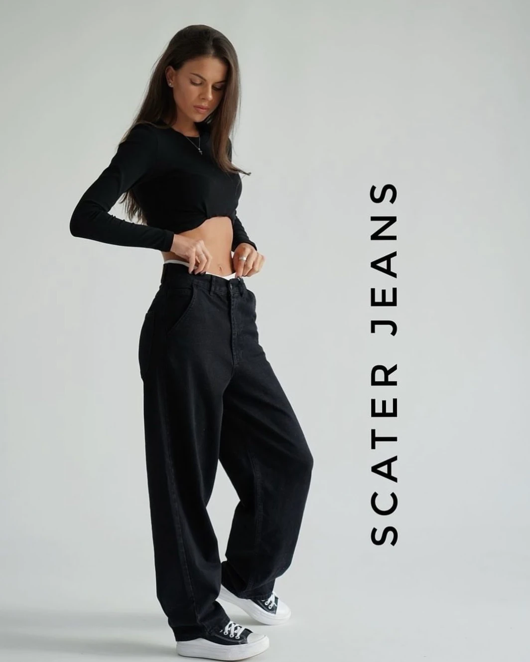 Black Skater jean