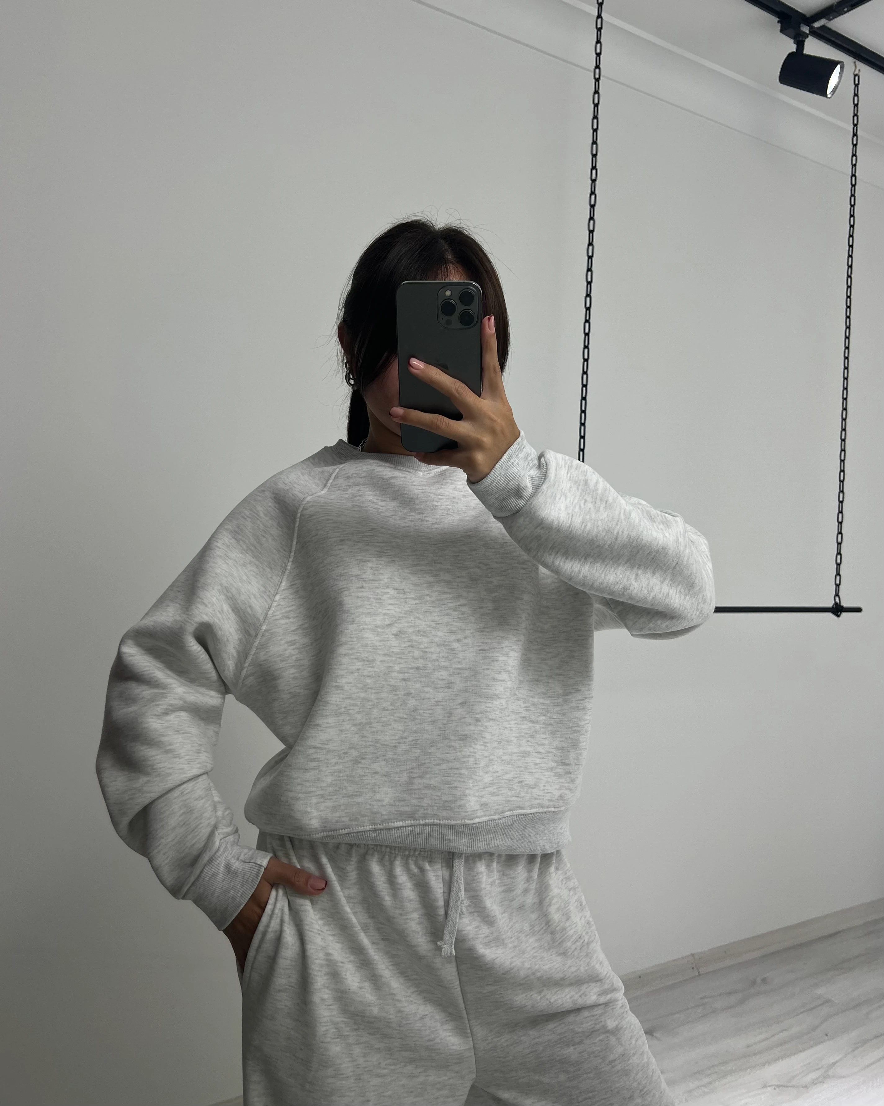 Şardonlu sweatshirt