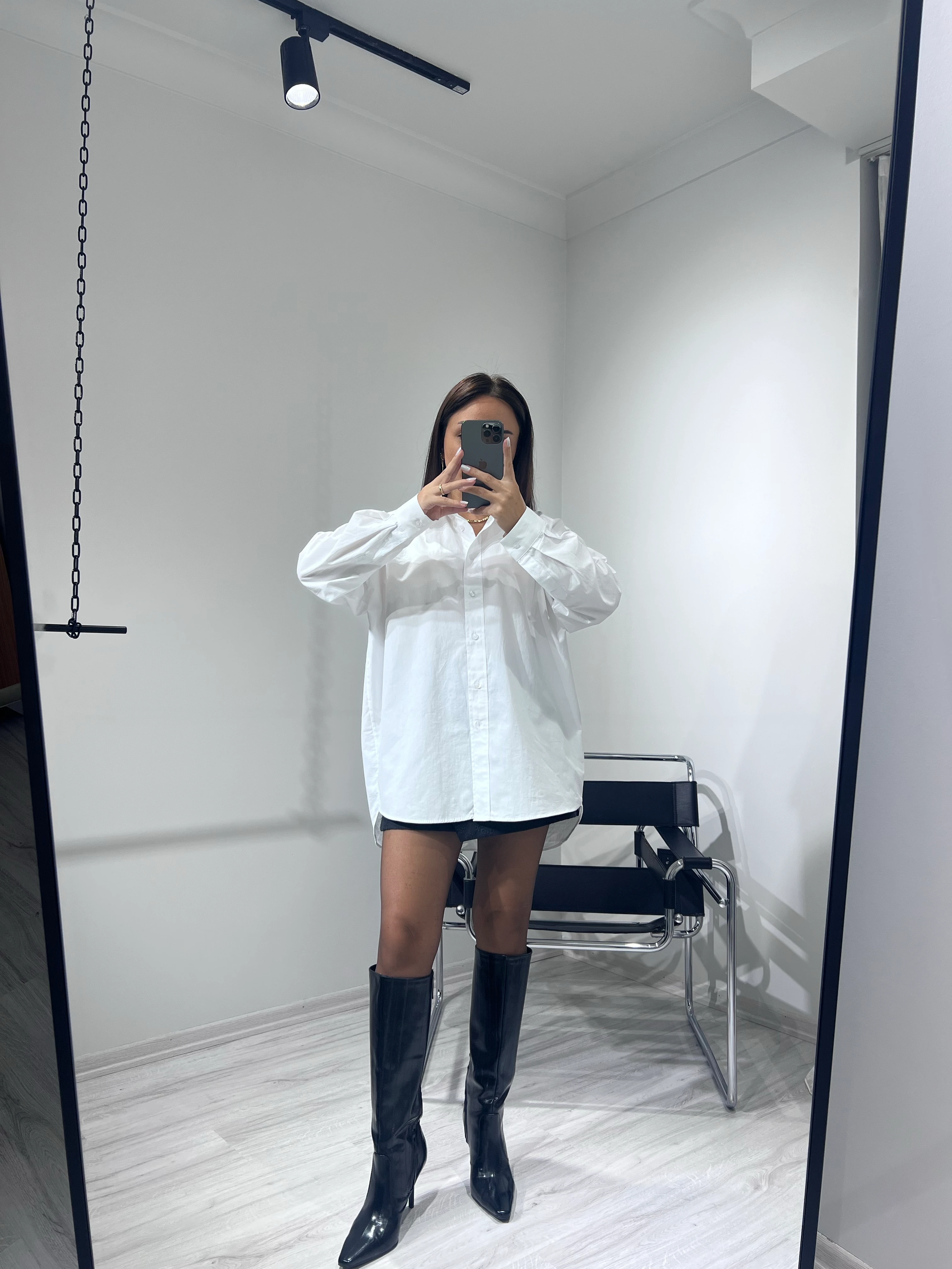 Oversize gömlek beyaz