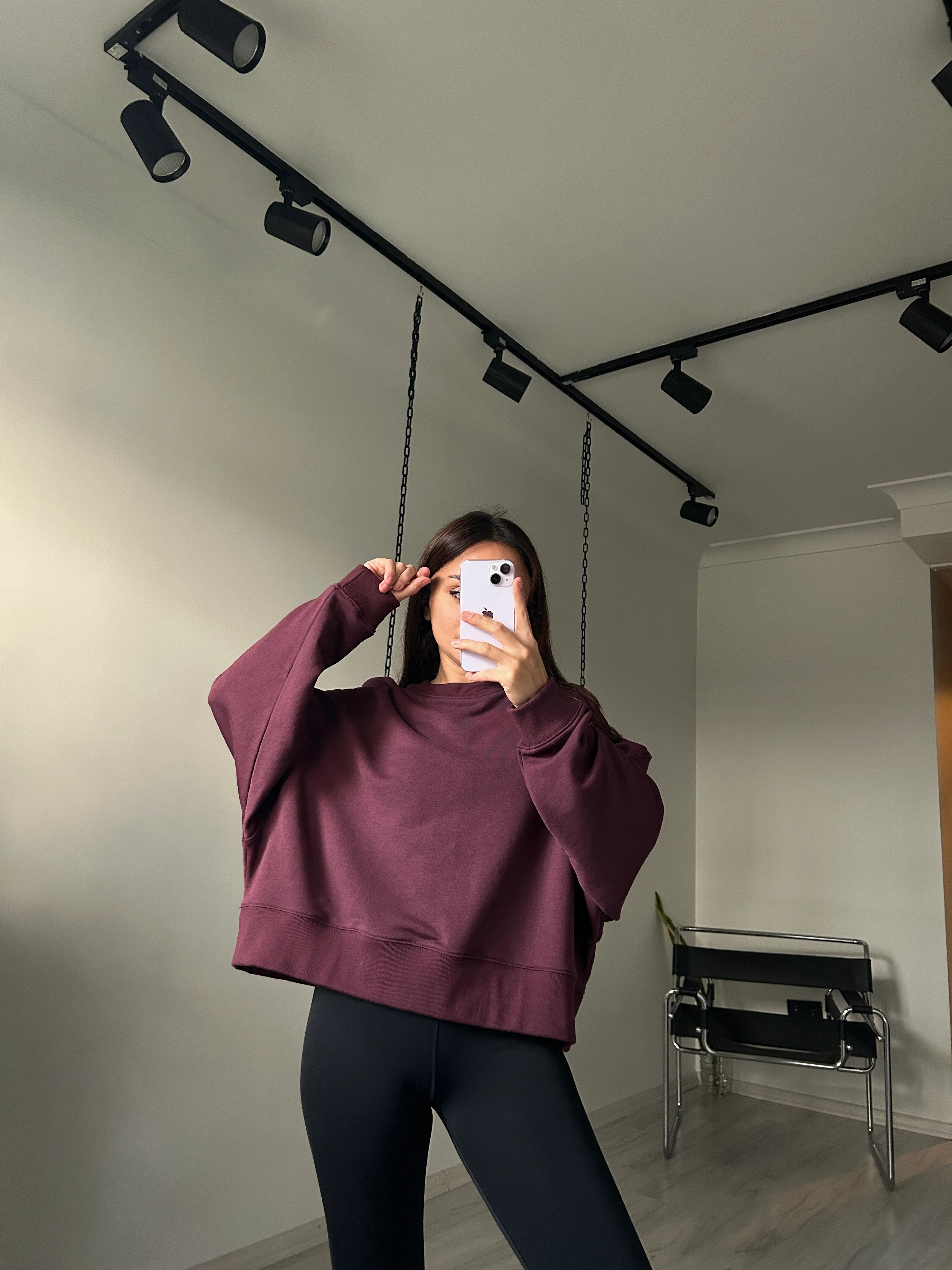 Yarasa kol sweatshirt