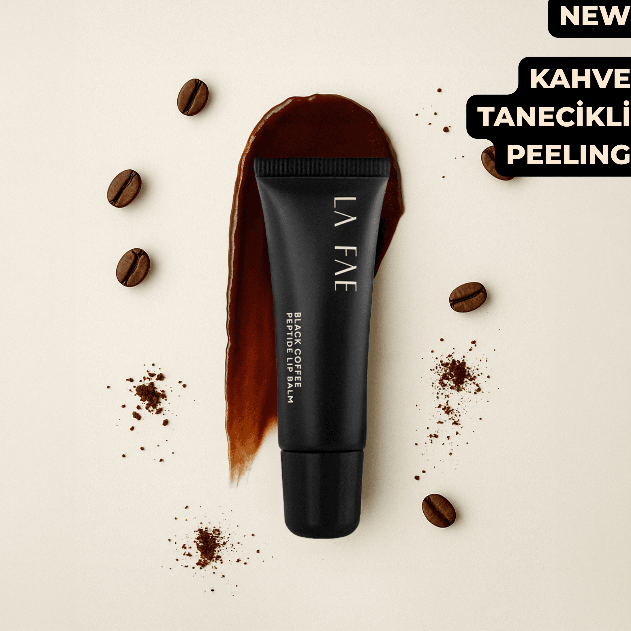 Black Coffee Peptide Lip Balm 