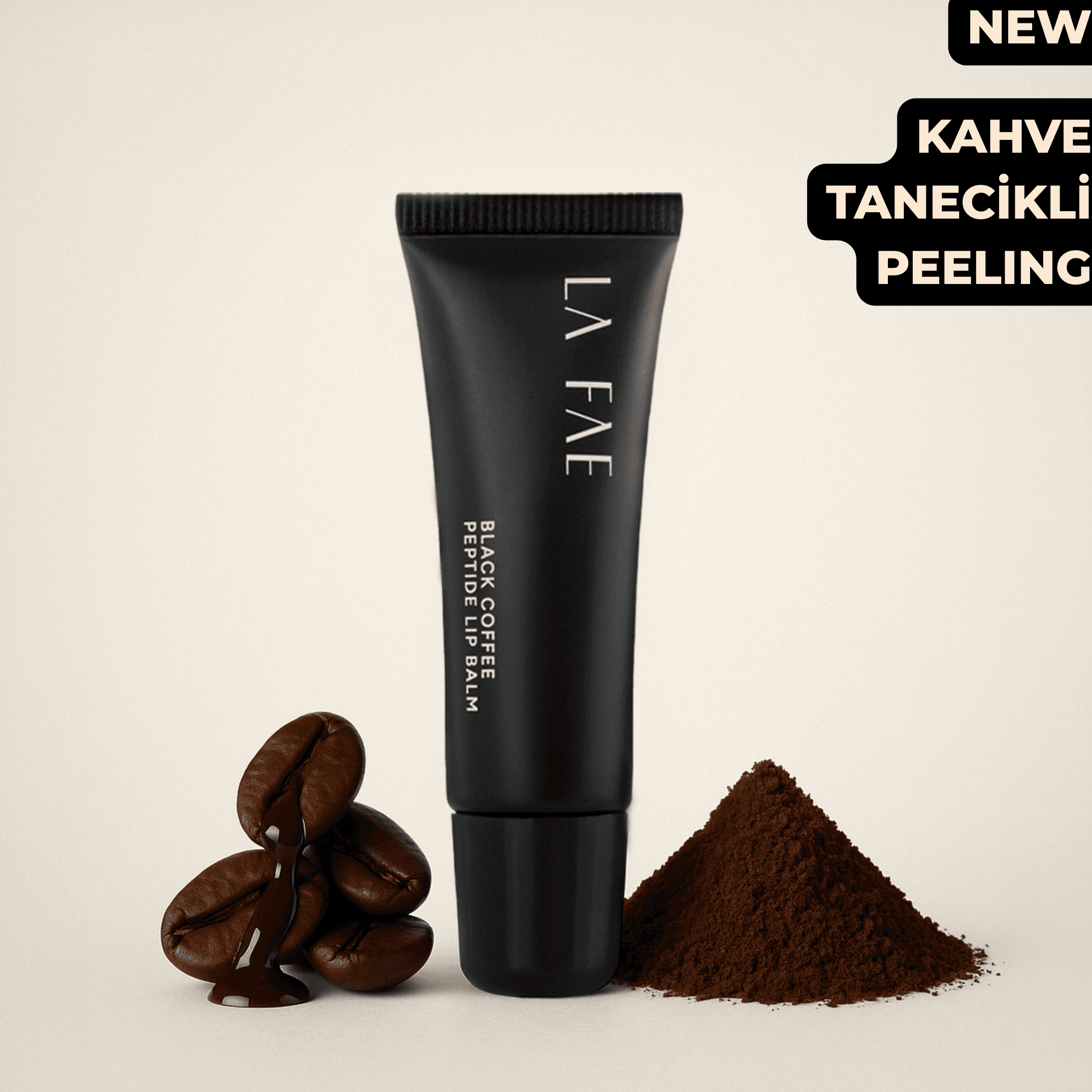Black Coffee Peptide Lip Balm 