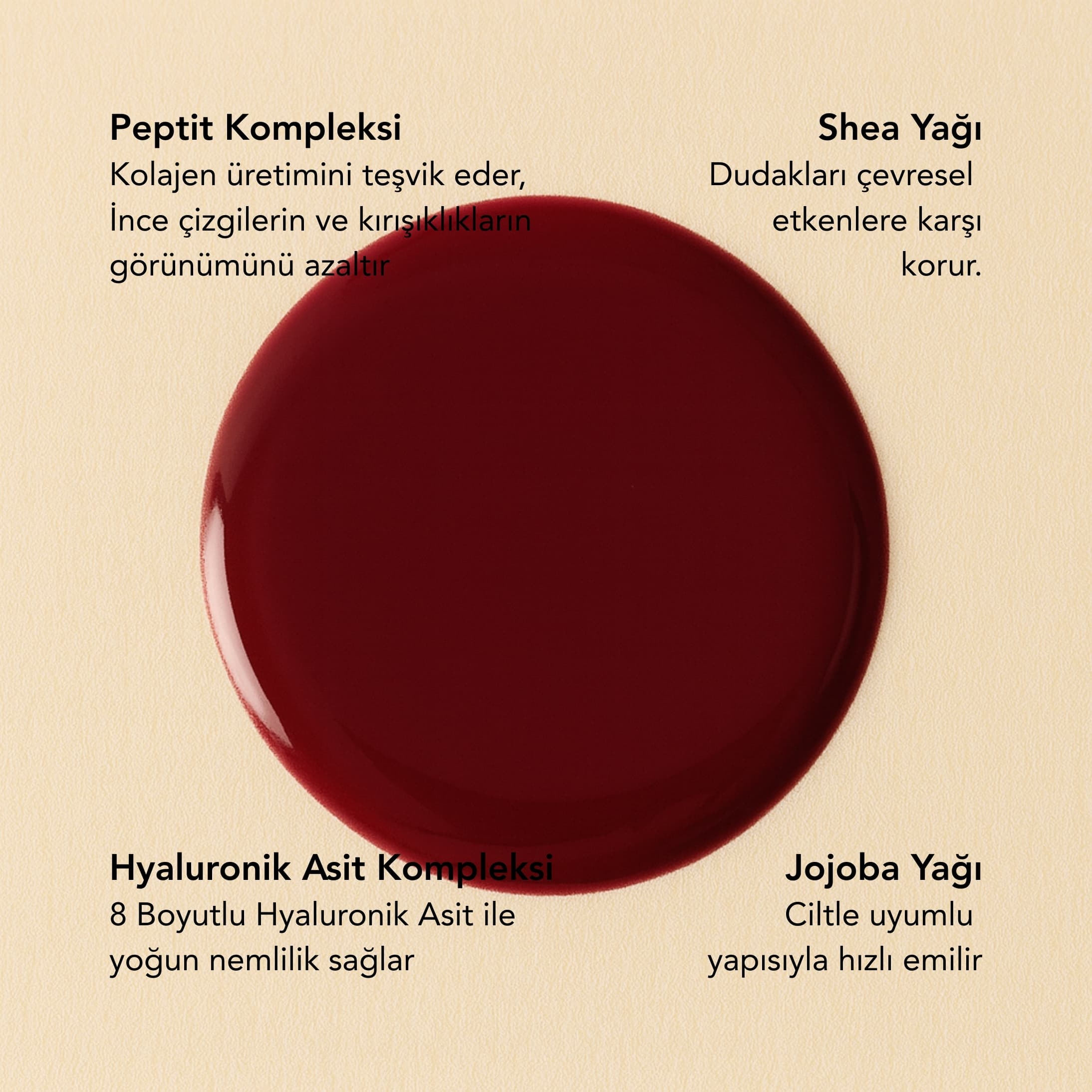 Lip & Cheek Peptide Tint - Berry Flush