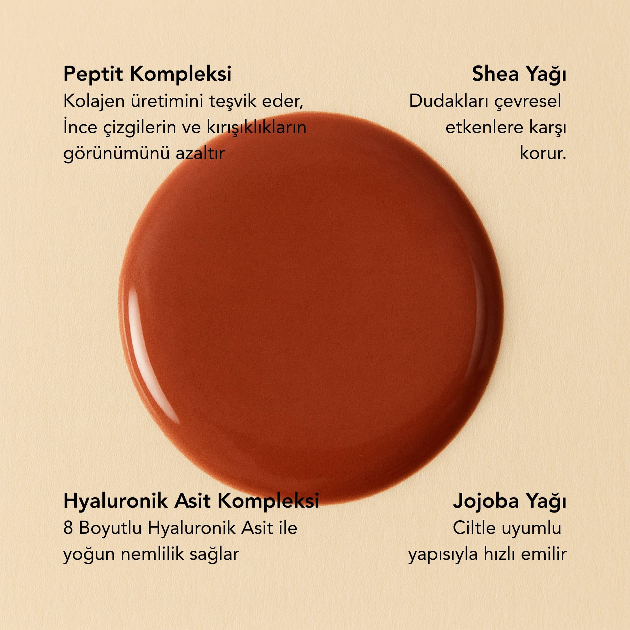 Lip & Cheek Peptide Tint - Peach Whirl