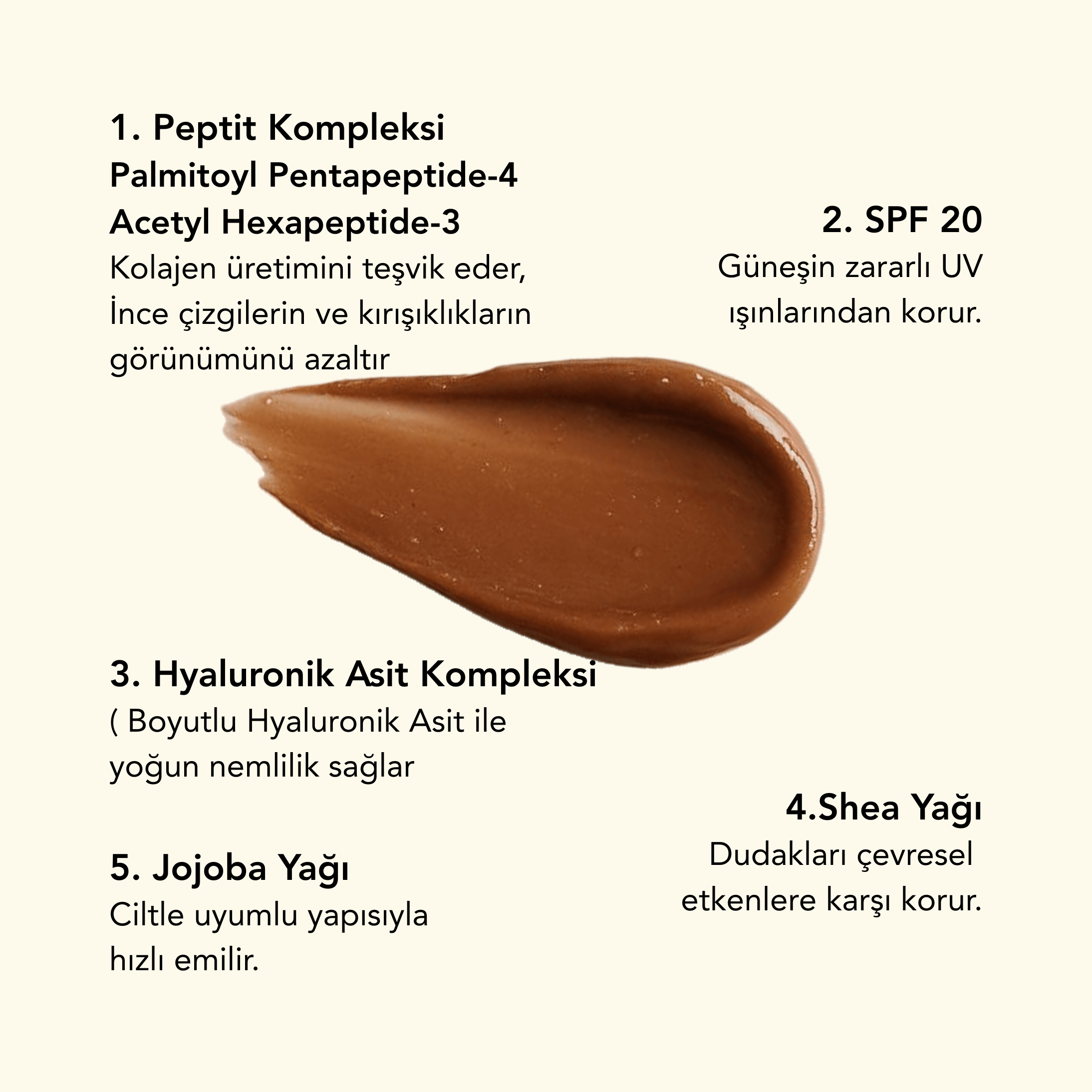 Mocha Chocolate Peptide Lip Balm 