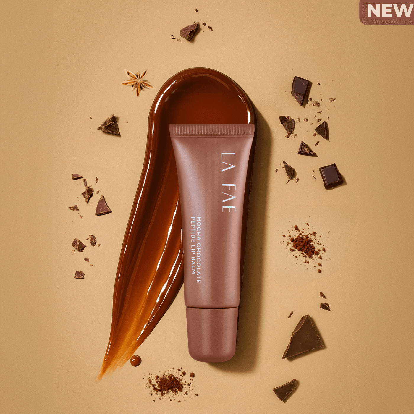 Mocha Chocolate Peptide Lip Balm 