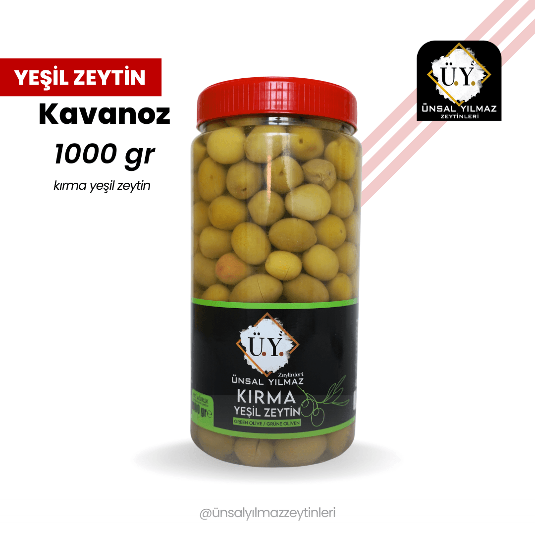 Kırma Yeşil Zeytin 1 KG
