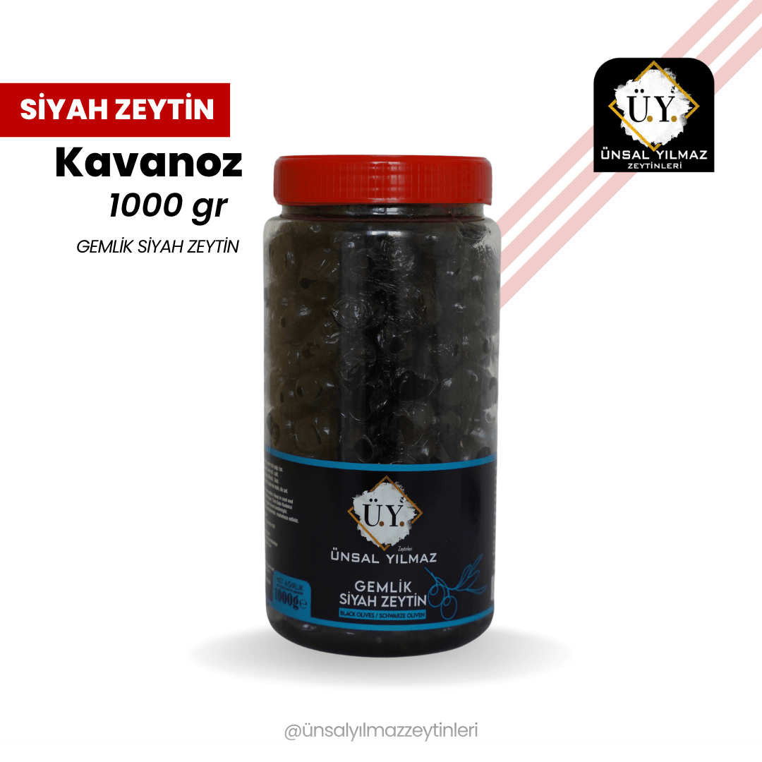 Gemlik Siyah Zeytin 1 KG
