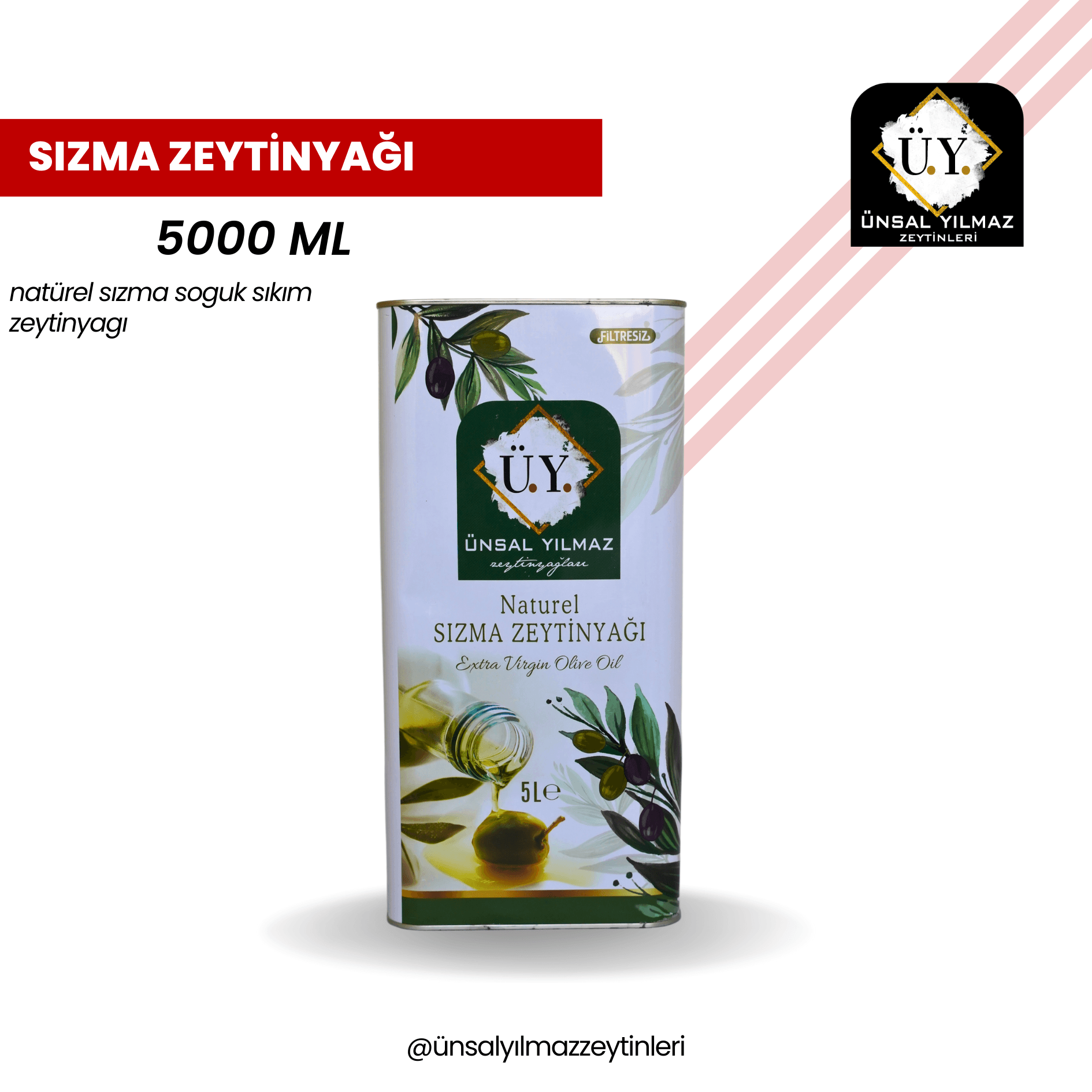 SIZMA ZEYTİNYAĞI 5000 ML main variant image