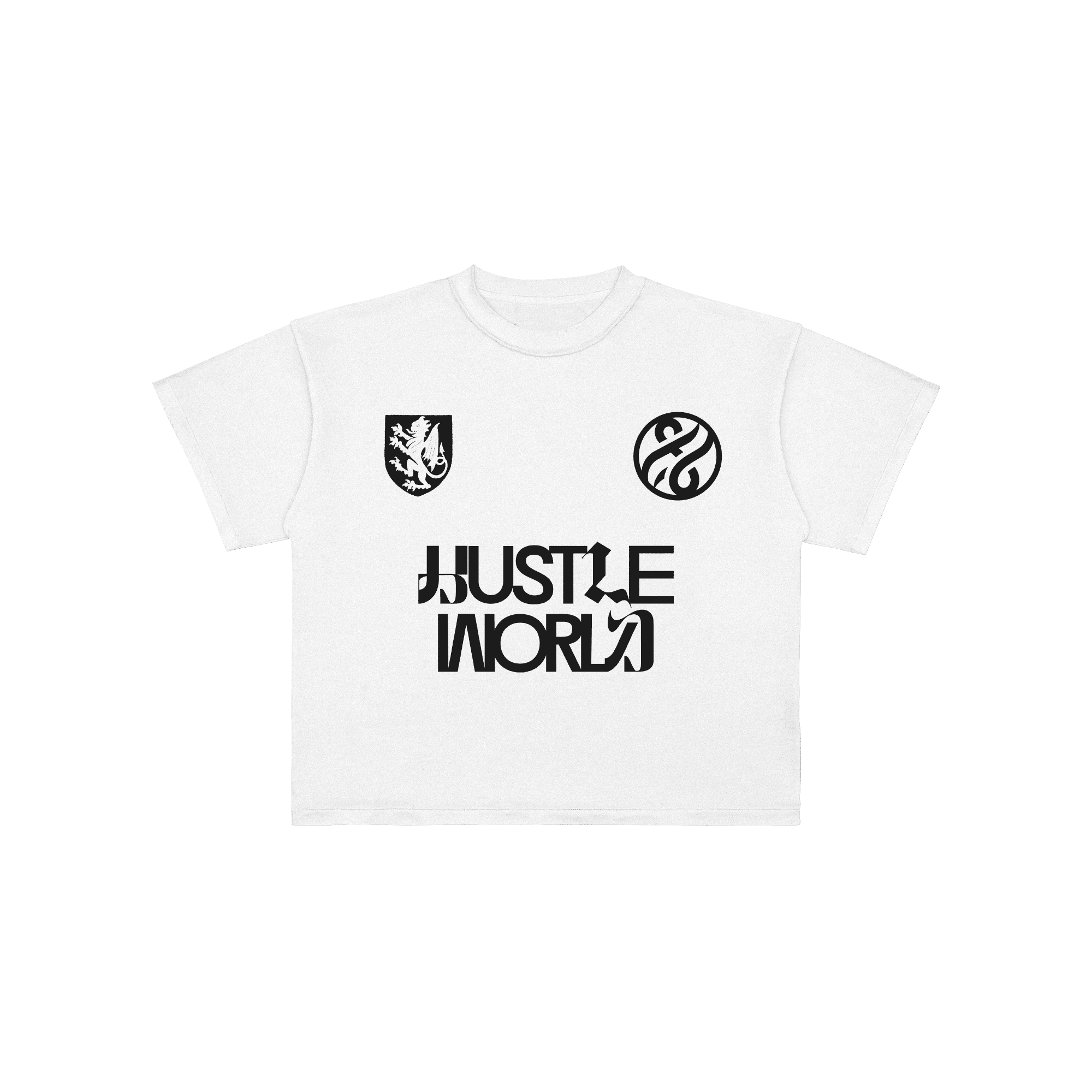 Club Crest Tee - Black/White
