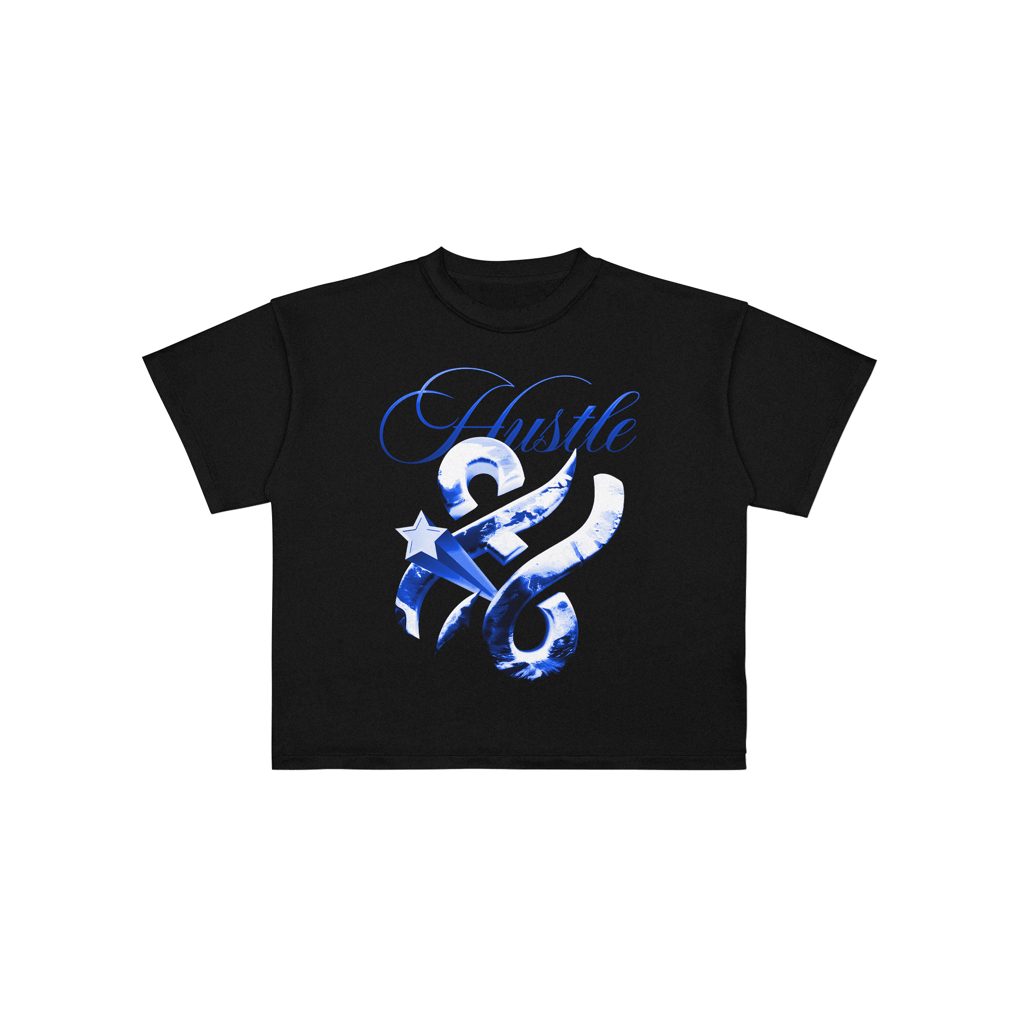 HW Hustle Star Tee - Blue