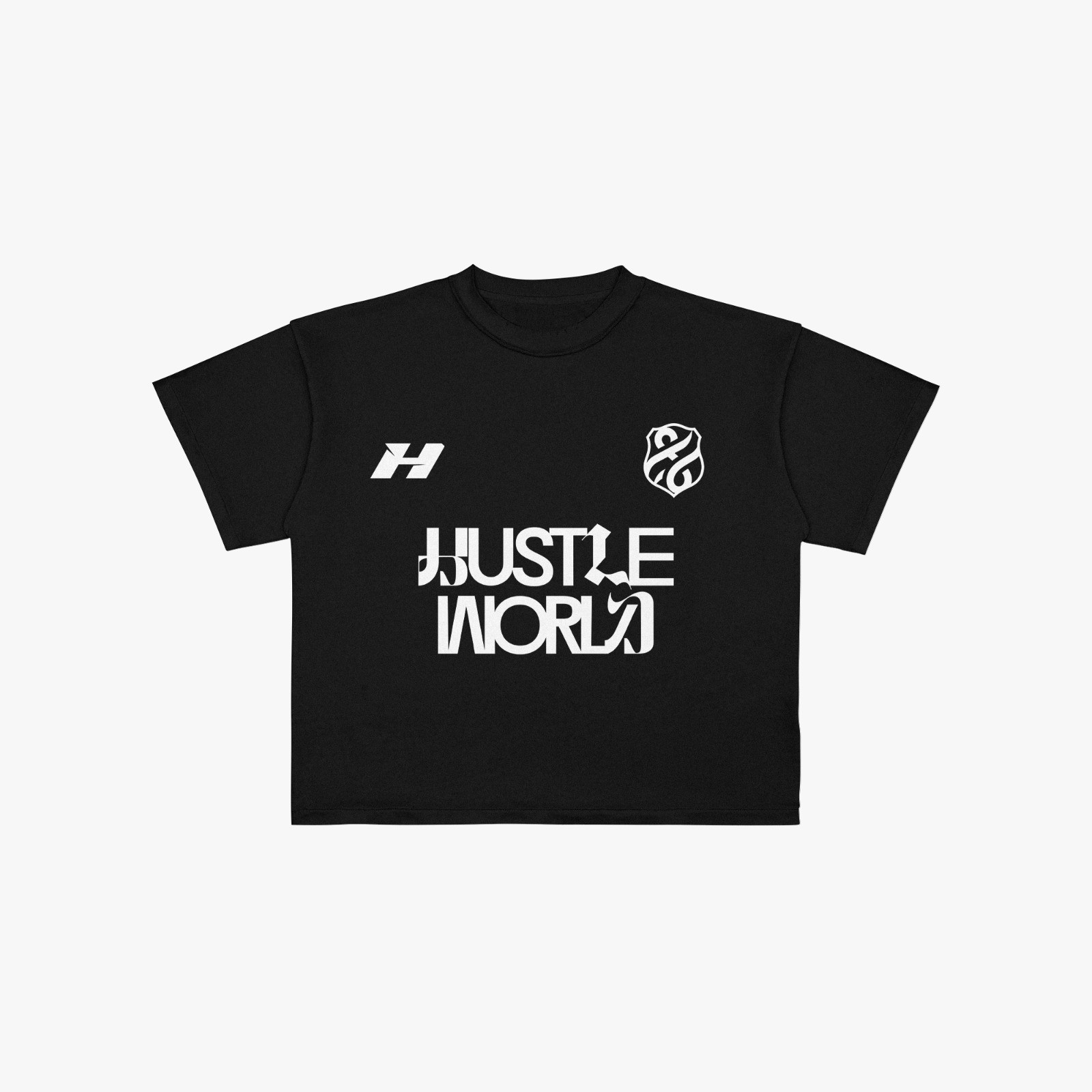Club Crest Tee - Black/White