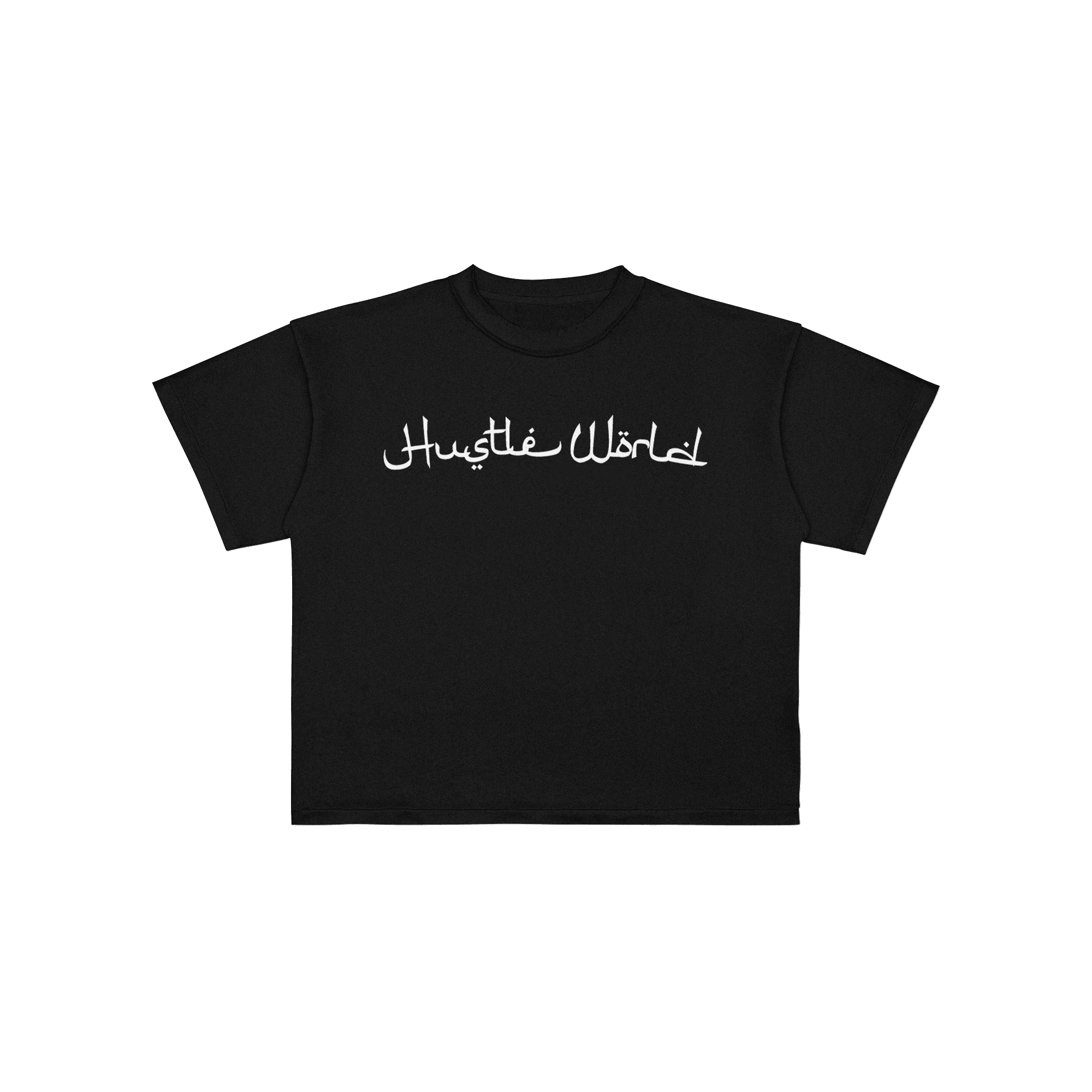HW Script Logo Tee – Black