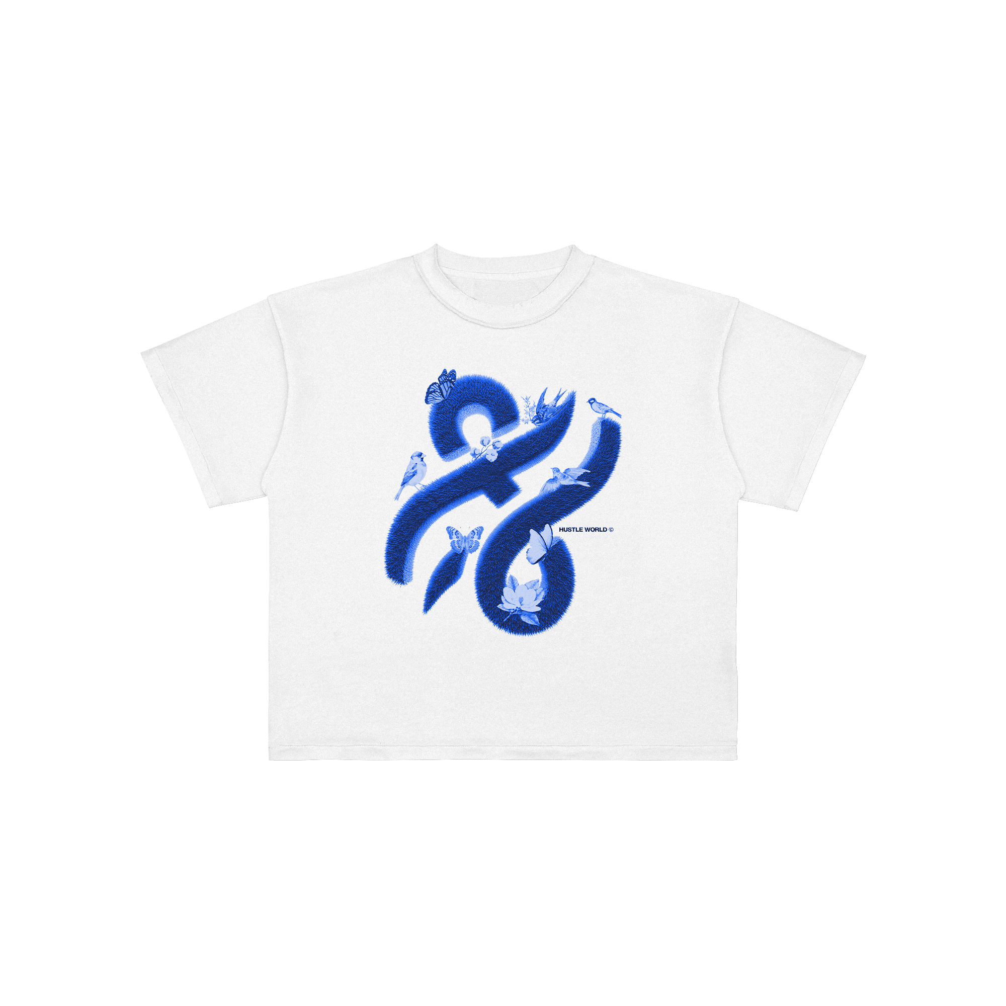 Hustle Nature Tee - Blue