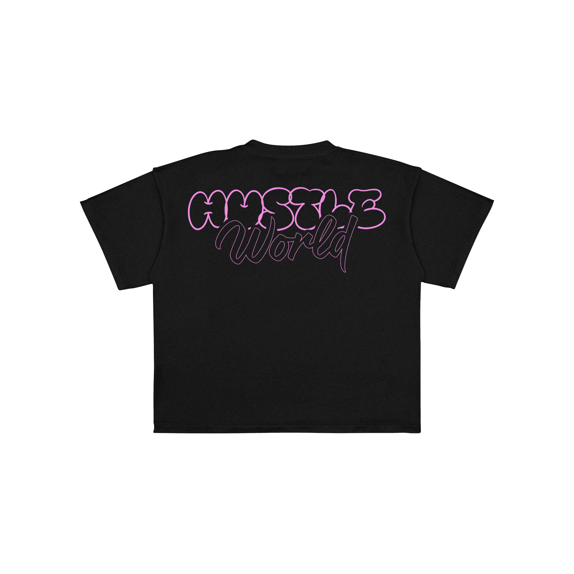 HW Bubble Tee – Black/Pink