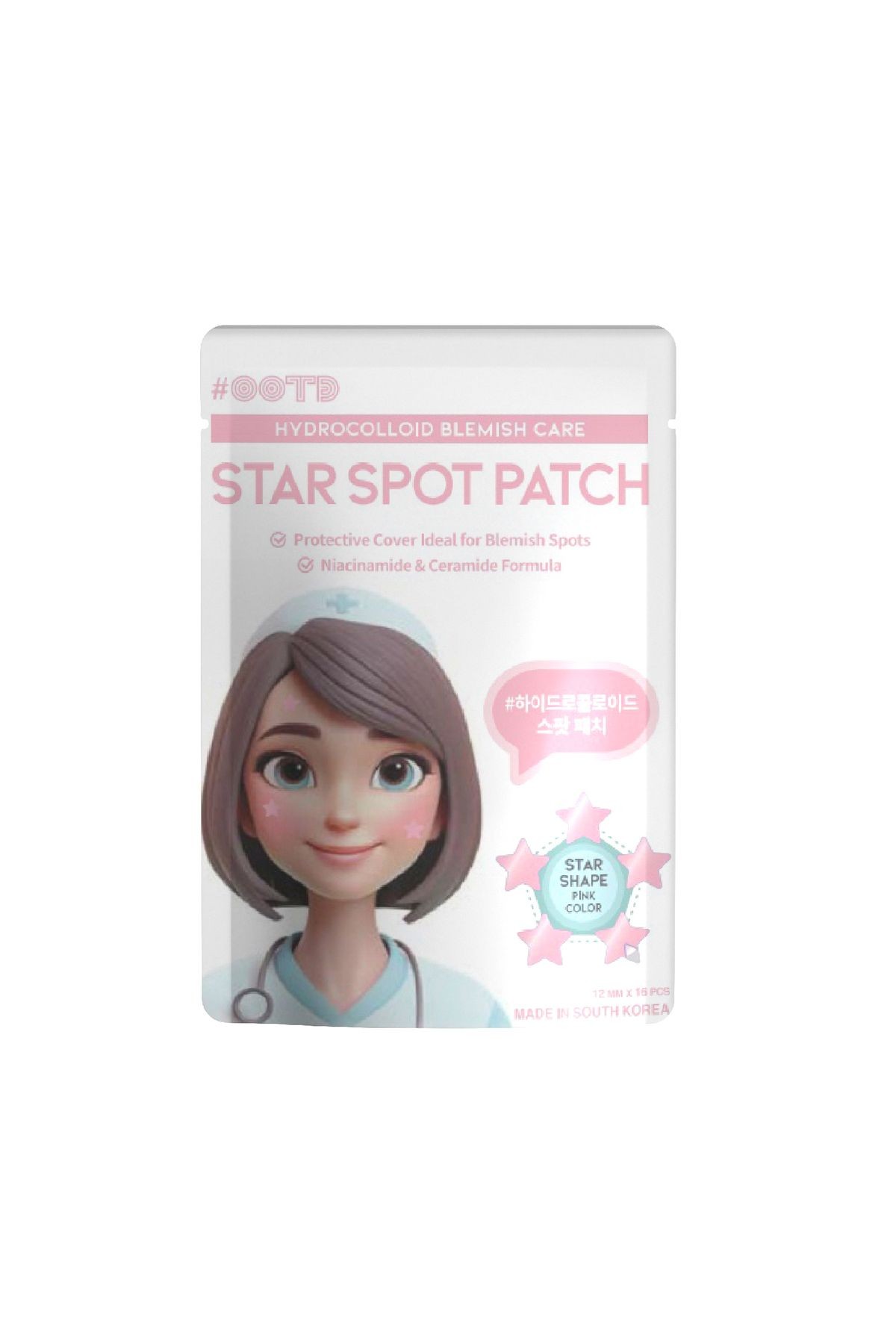 Star Spot Patch 5'li PEMBE Renk