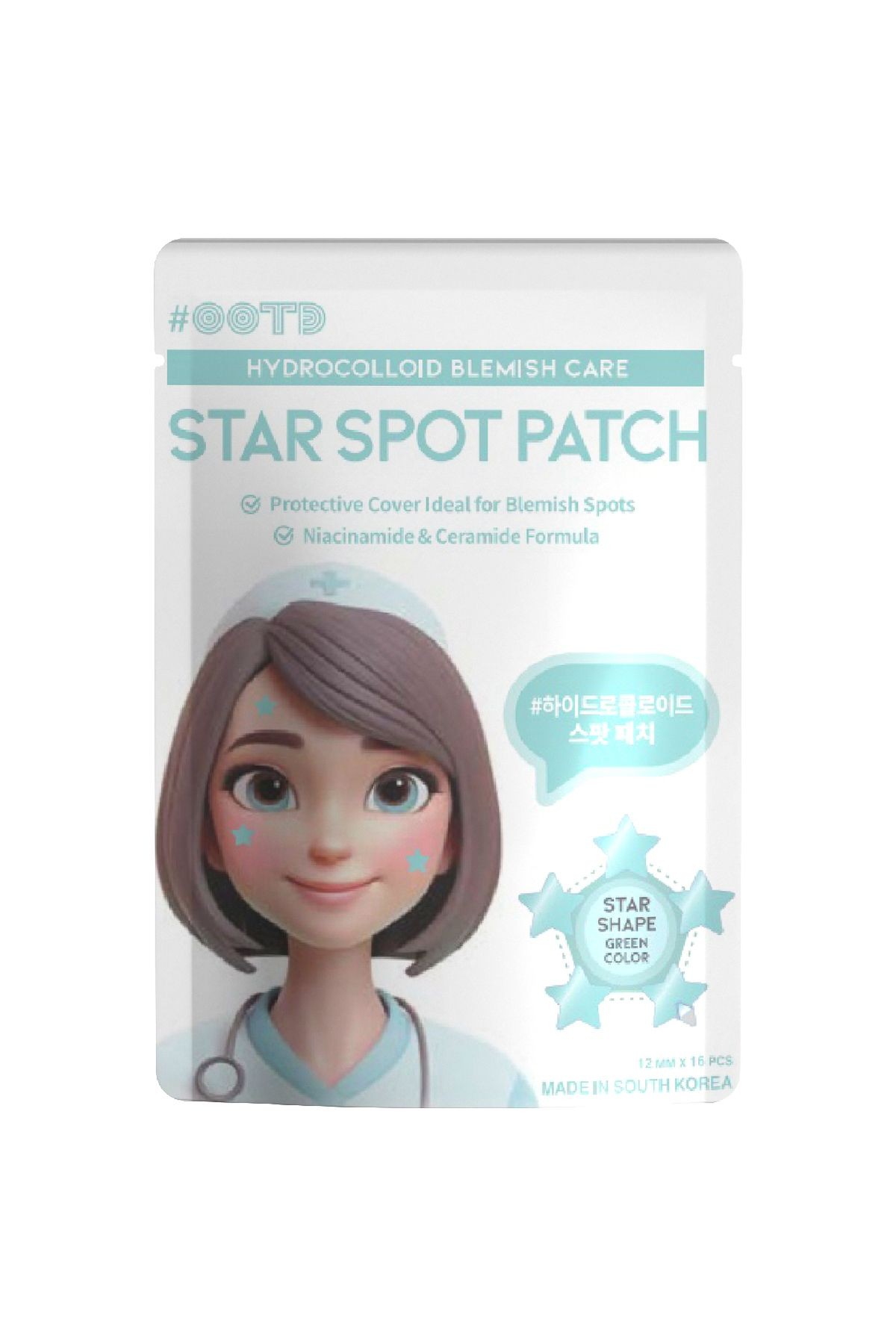 Star Spot Patch 3'lü Yeşil Renk