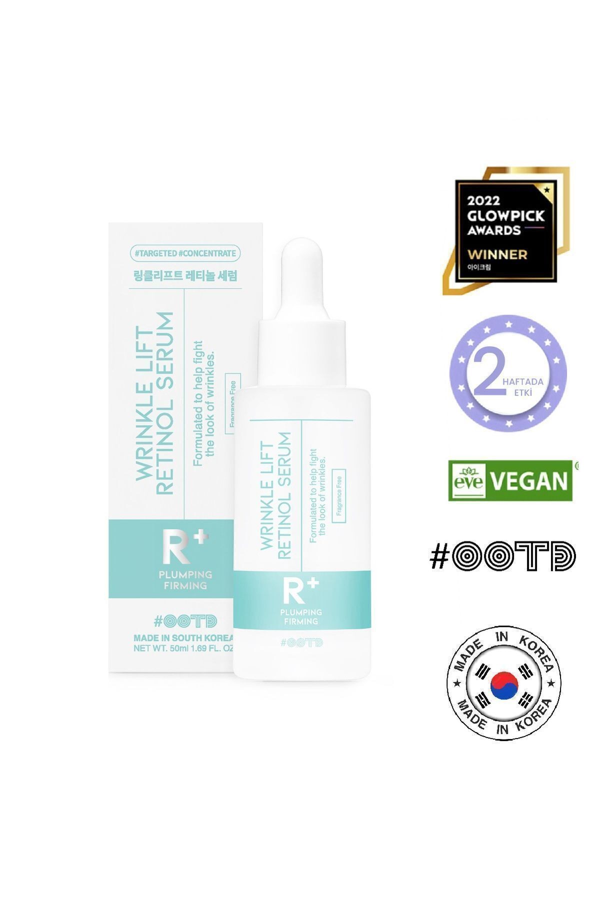 Derin Ve Ince Kırışıklıklar Için Wrinkle Lift Retinol Serum