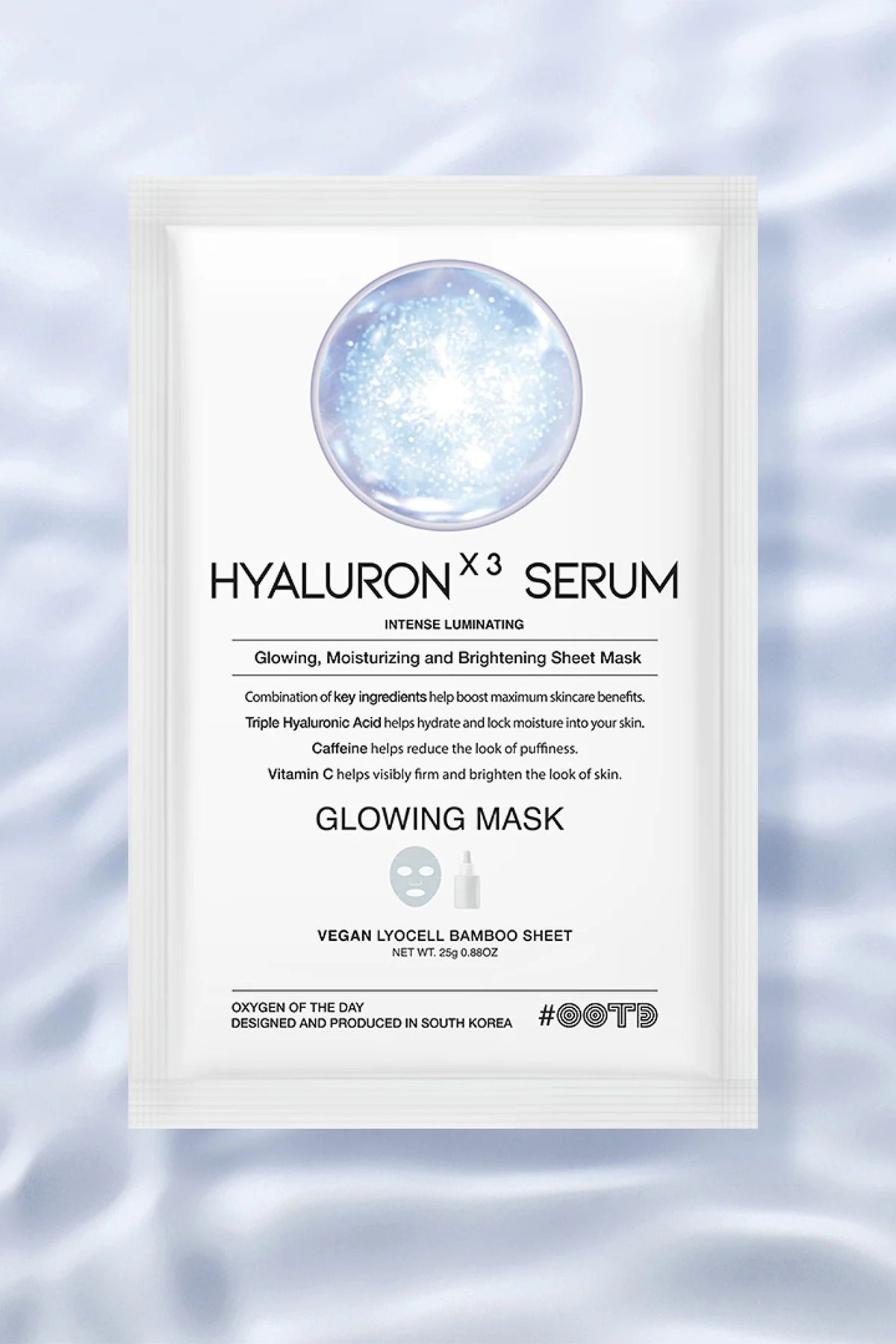 Parlatıcı Nemlendirici Matlık Karşıtı Triple Hyaluronic Acid Serum Glowing Mask 2'li Yüz Maskesi