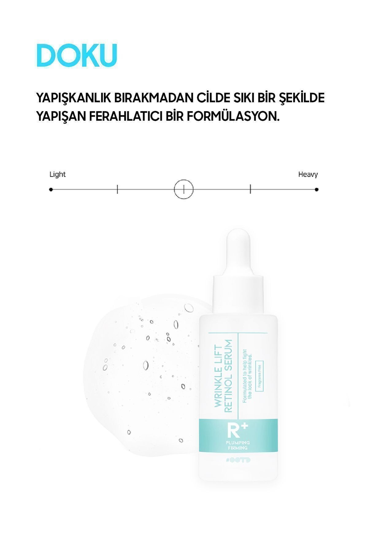 Derin Ve Ince Kırışıklıklar Için Wrinkle Lift Retinol Serum