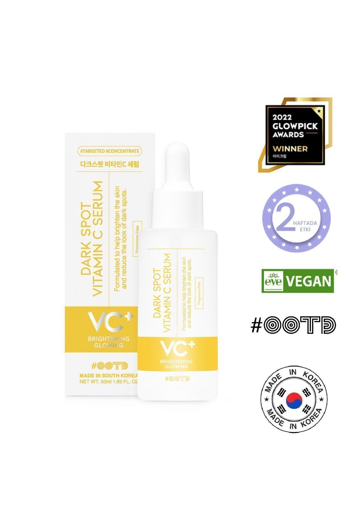 Koyu Cilt Lekeleri İçin Aydınlık Görünüm Sağlayan Dark Spot Vita C Serum