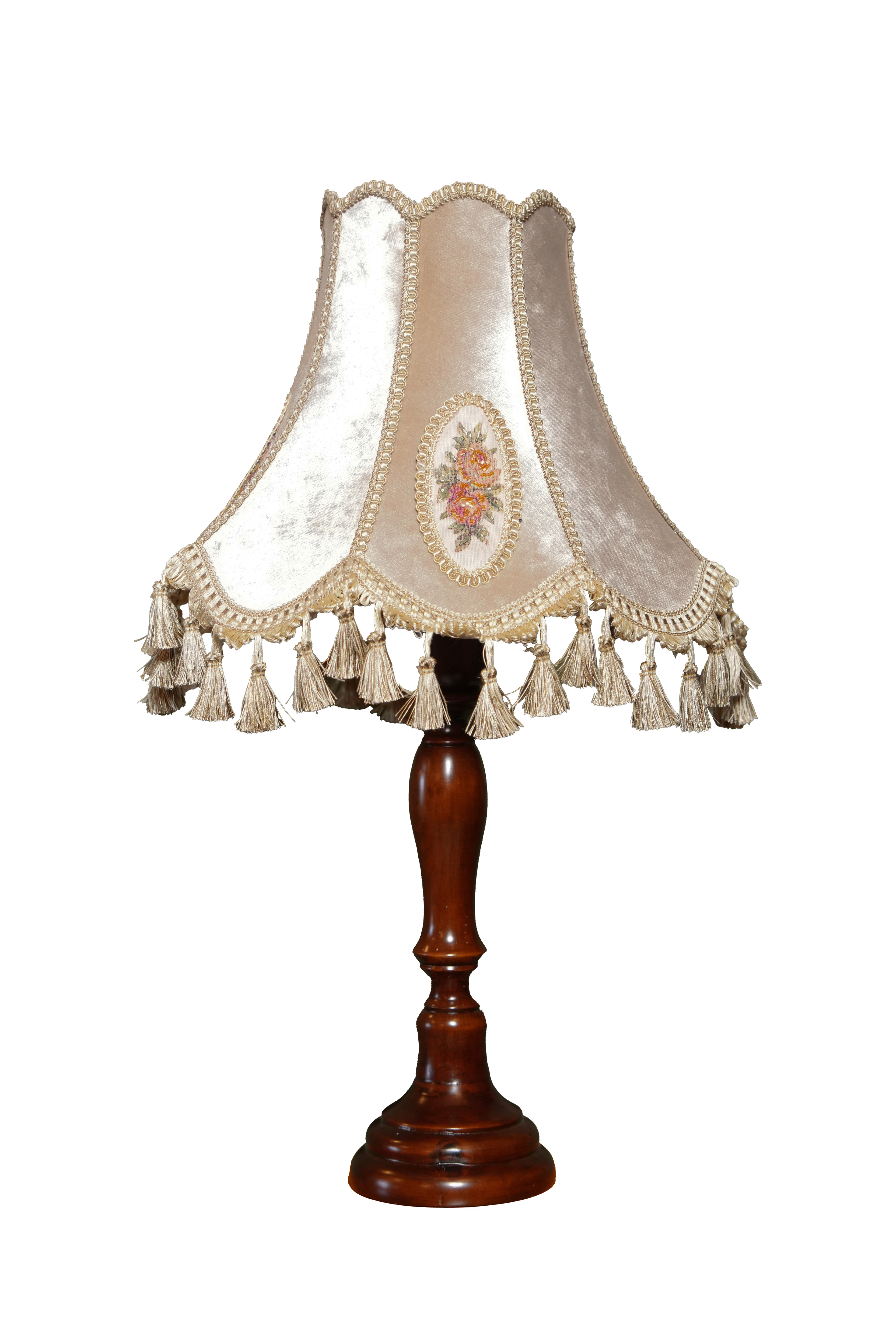 BONCUK İŞLEMELİ ABAJUR