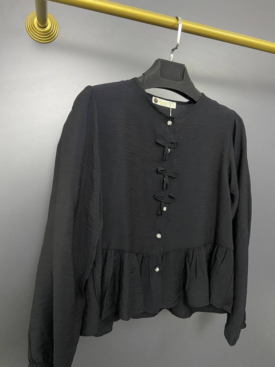 Surdacollection Müslin Kumaş Fiyonklu Bluz