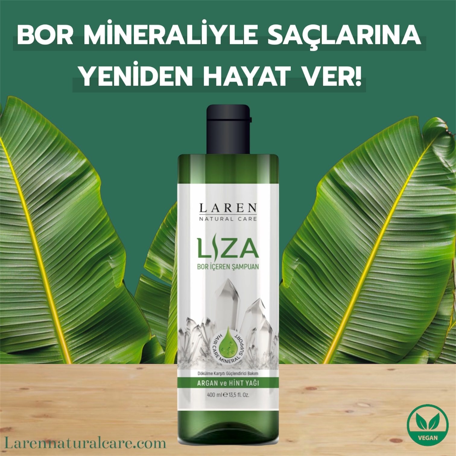 Liza Bor İçeren Şampuan 400 ml