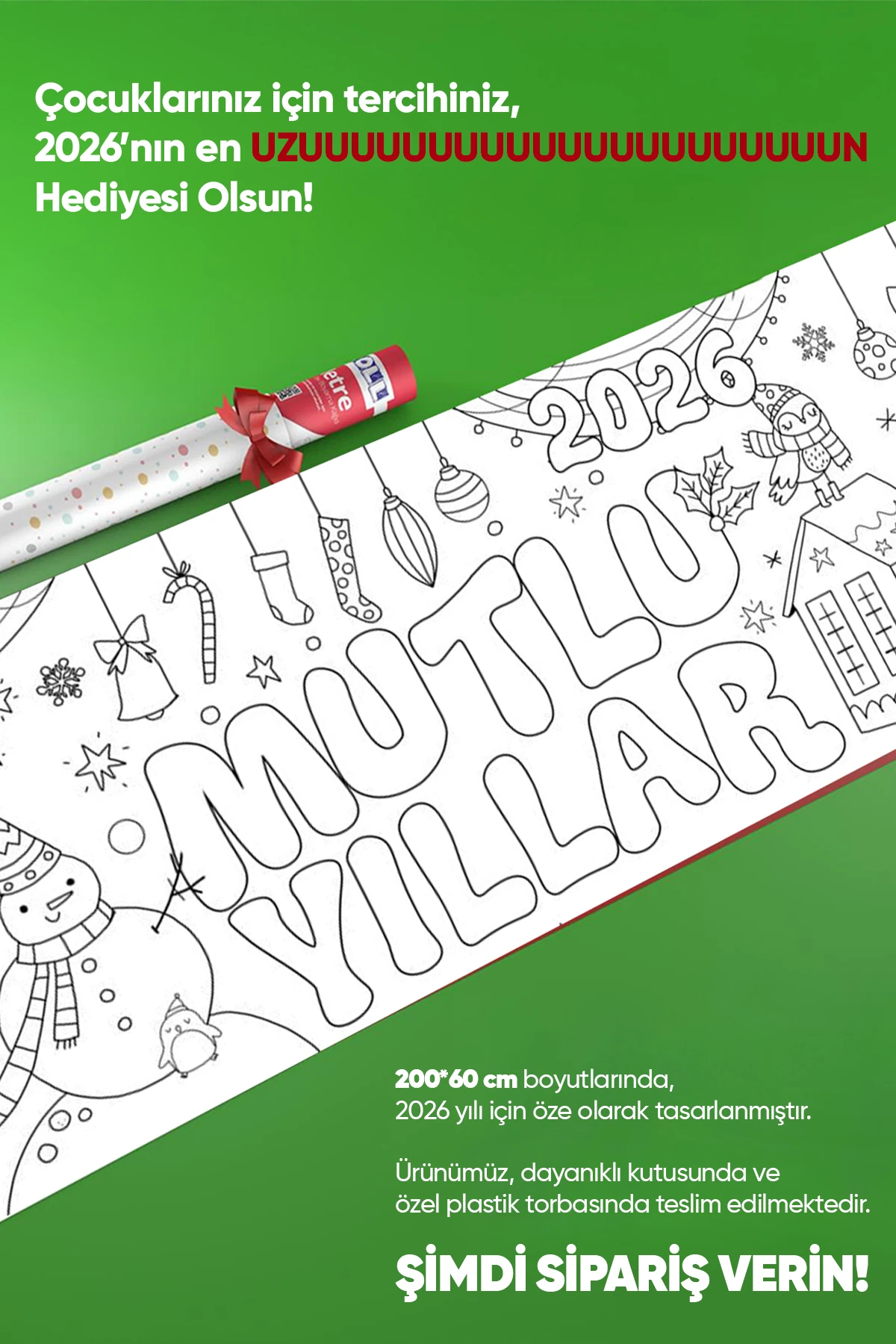 Yeni Yıl Boyama Kağıdı