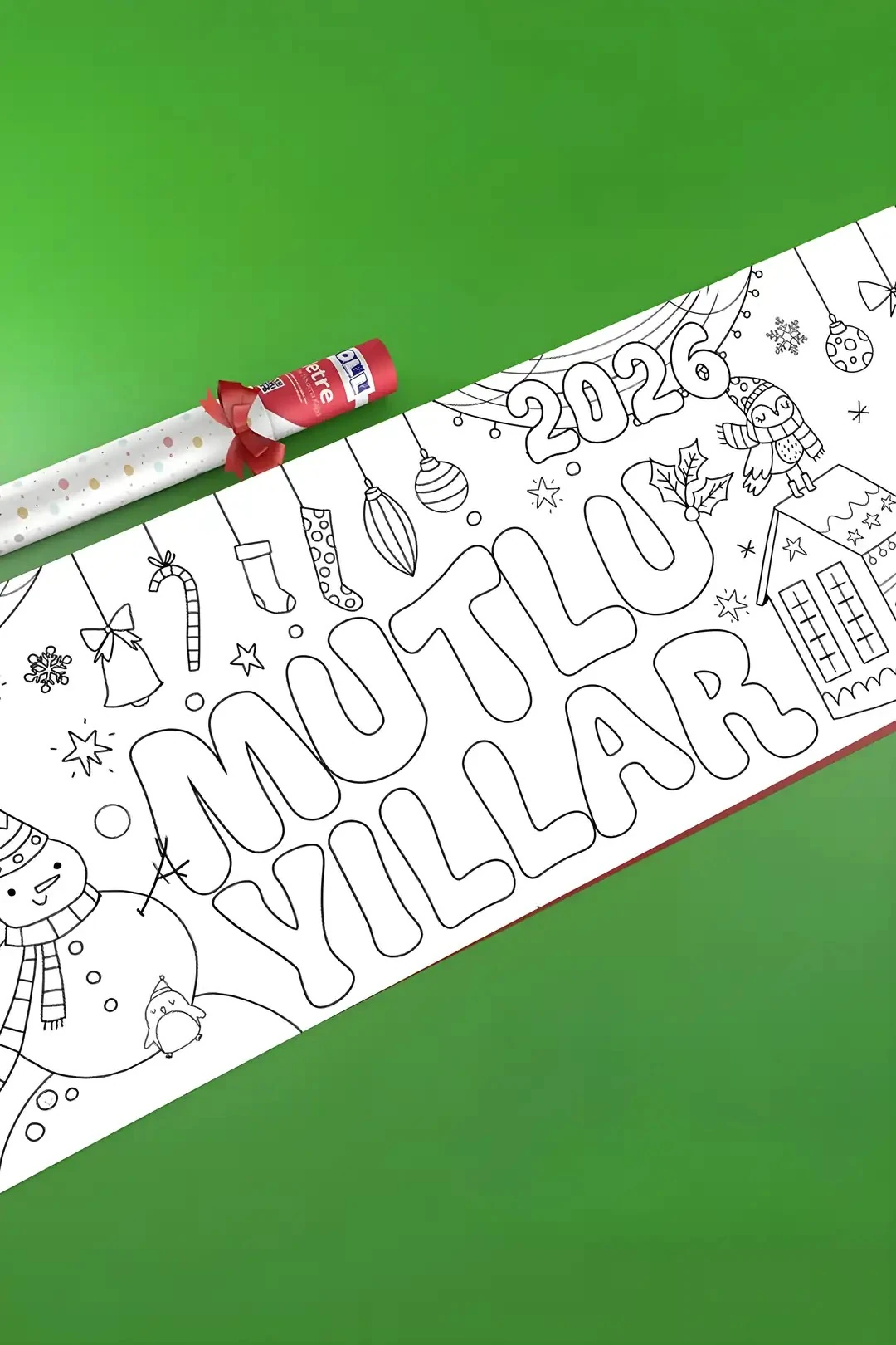 Yeni Yıl Boyama Kağıdı